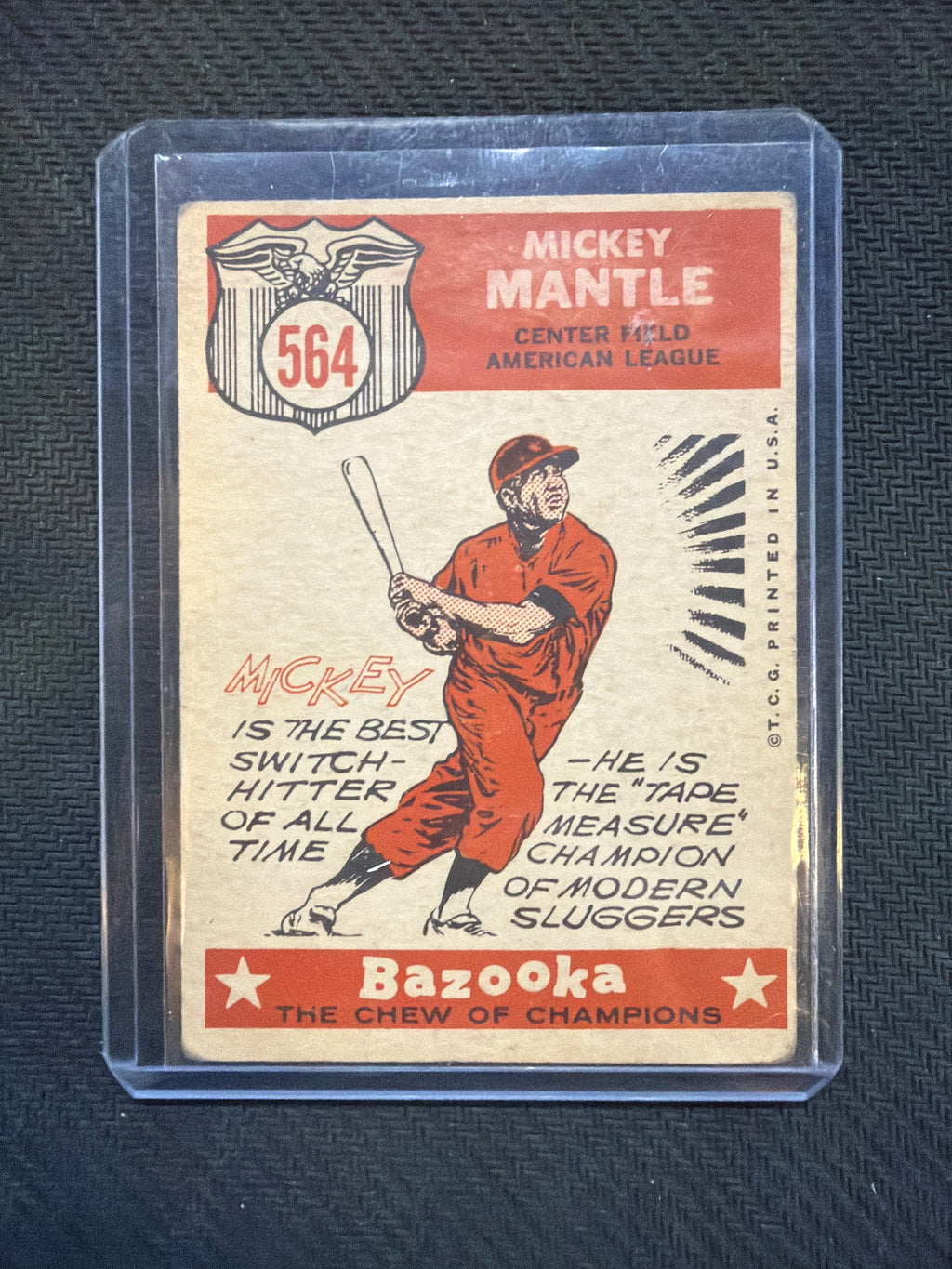 1959 Topps Mickey Mantle All Star Yankees