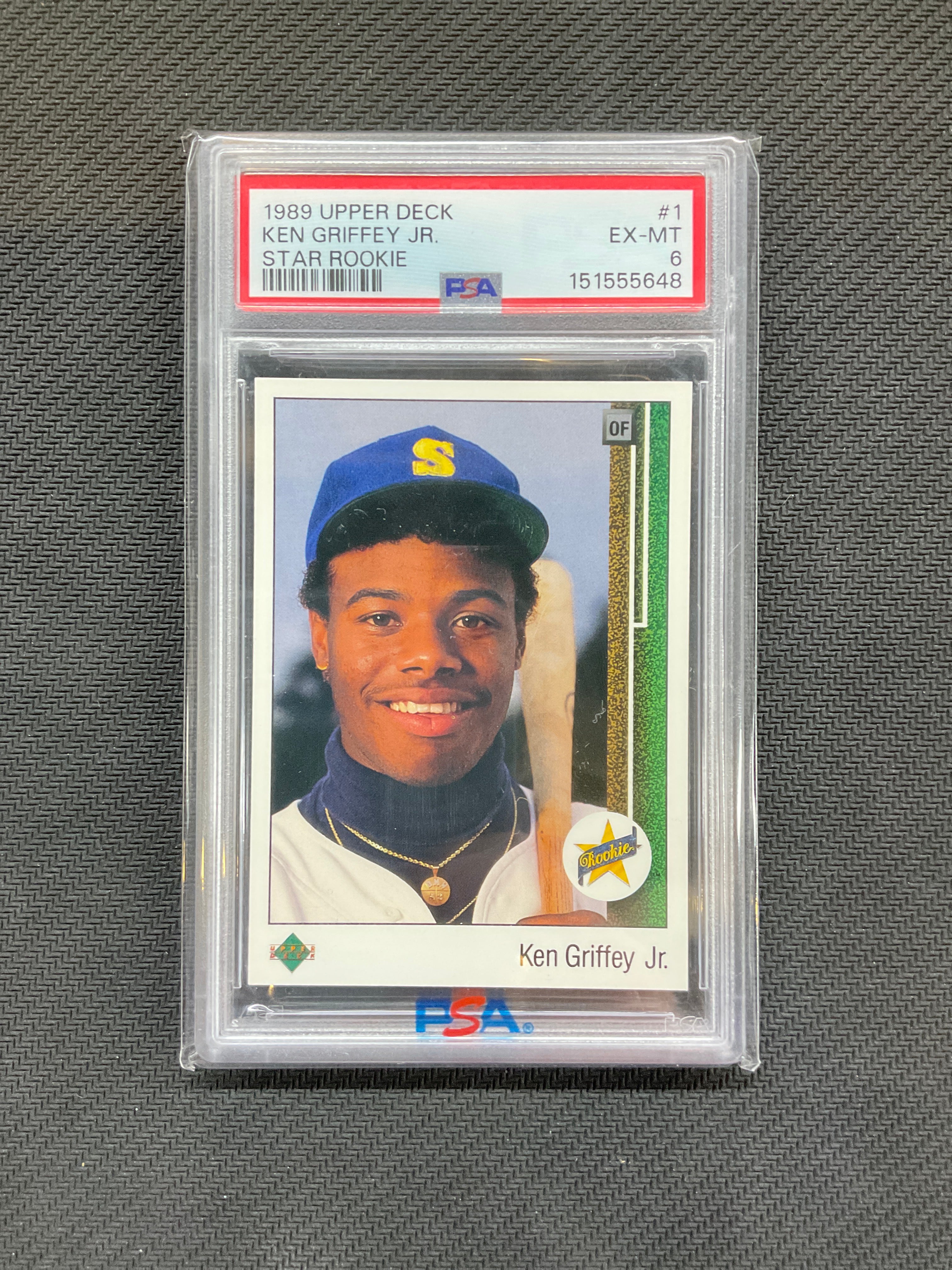 1989 Upper Deck Ken Griffey Jr Star Rookie PSA 6 648
