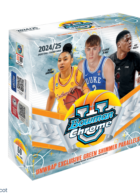 2024/25 Bowman Chrome University Basketball Mega Box