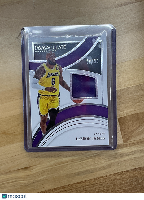 2021 Immaculate LeBron James Patch /99
