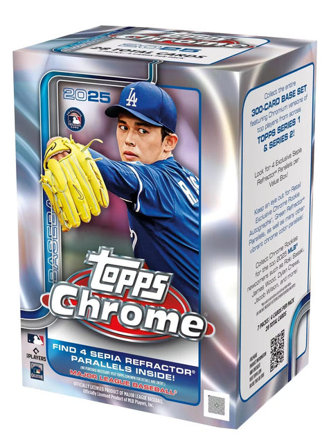 2025 Topps Chrome Baseball Blaster Box