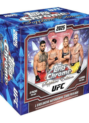 2025 Topps Chrome UFC Sapphire Edition Box