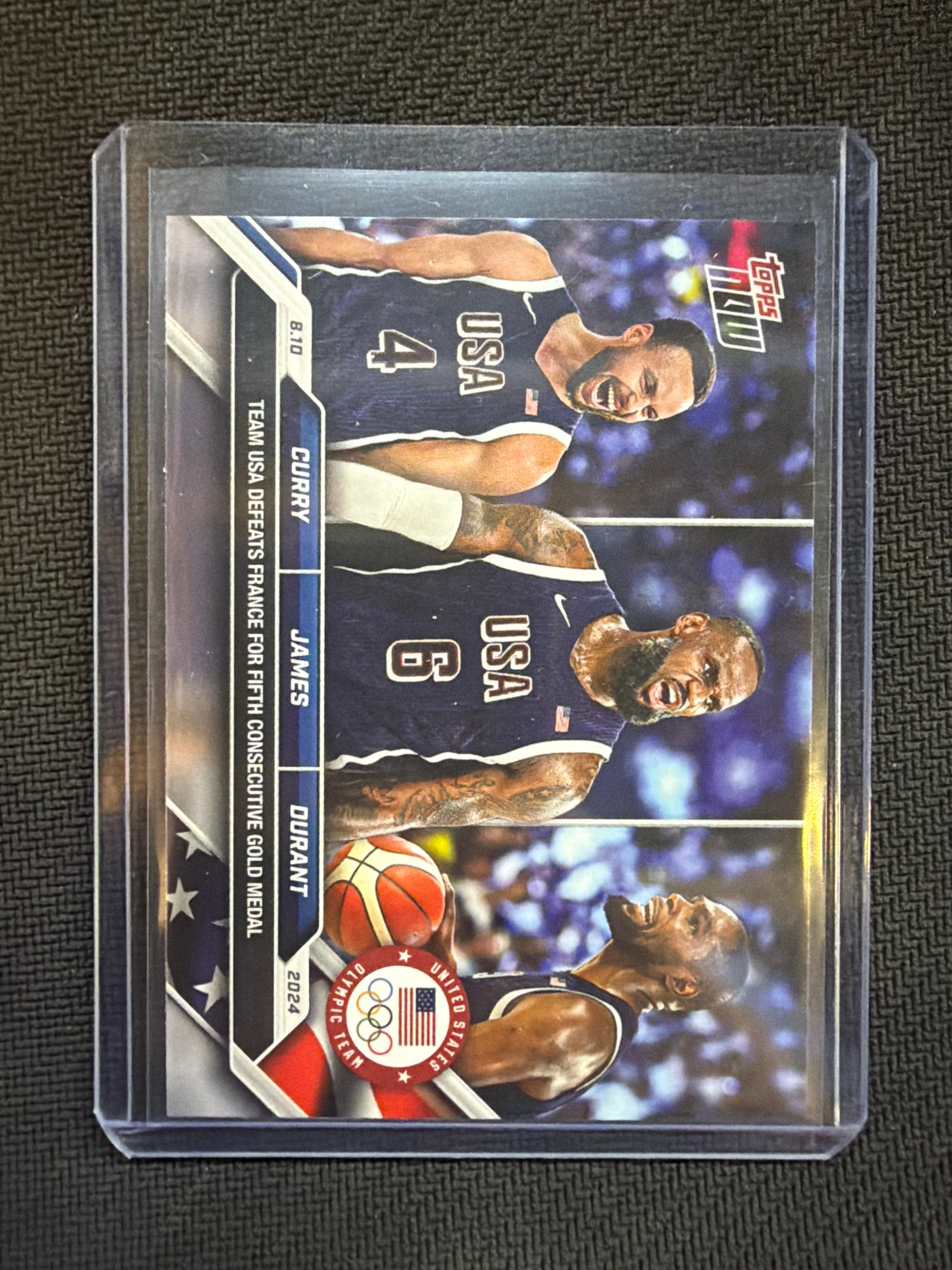 2024 Topps Now Olympics Curry James Durant #26 USA