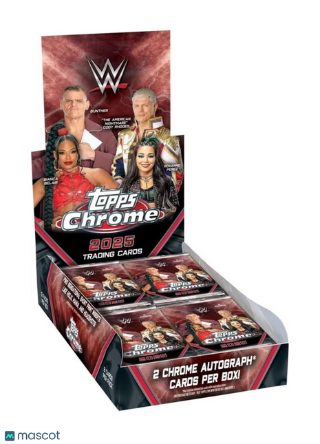 2025 Topps WWE Chrome Hobby Box