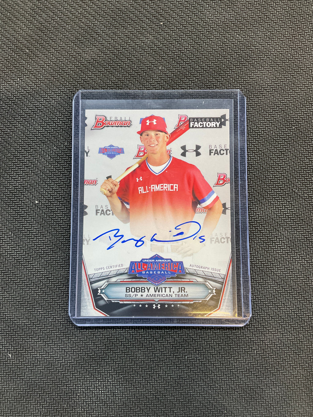 2017 Bowman Bobby Witt jr. All American Auto Rookie