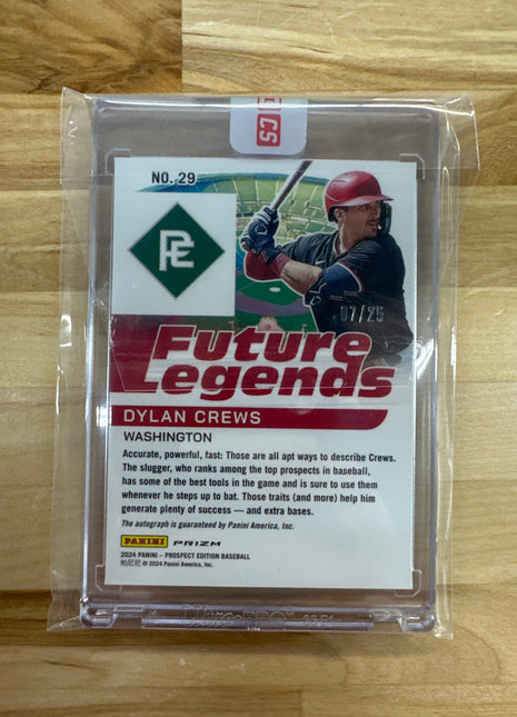 2024 Prospect Dylan Crews Auto /25 Silver