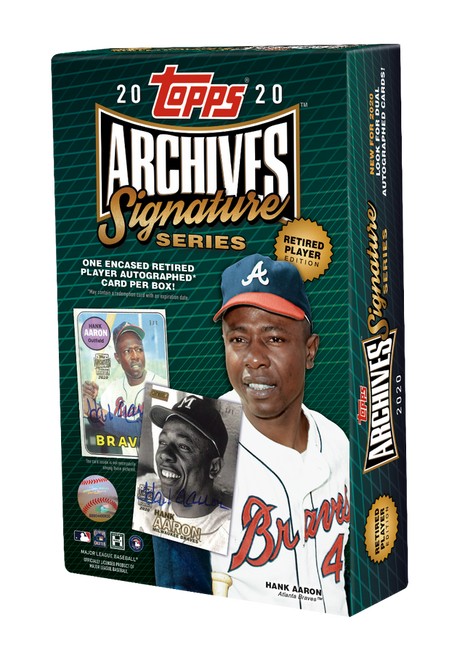 2020 Topps Archives Signature Series Retired Player Edition Baseball Hobby