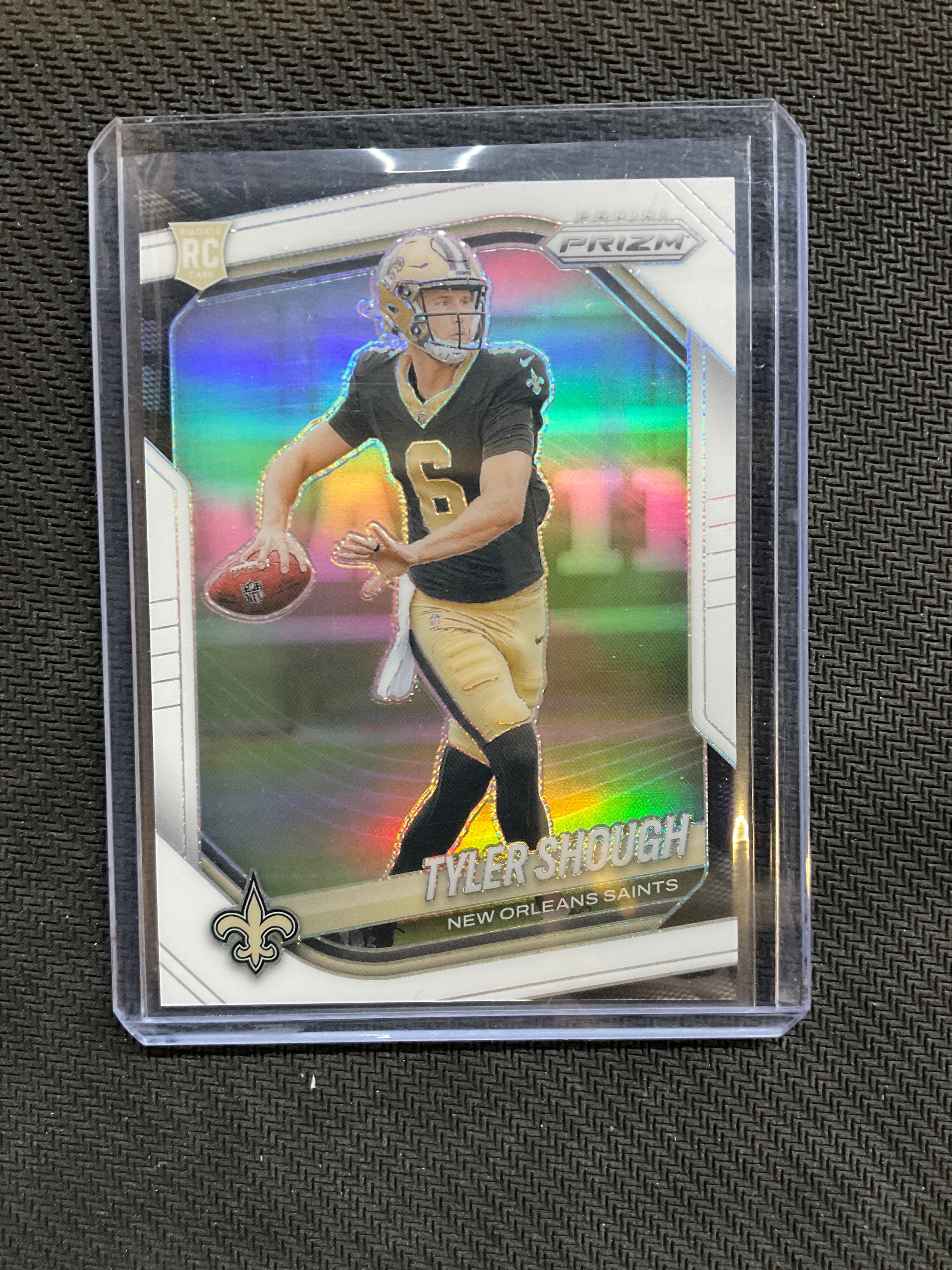 2025 Prizm Tyler Shough White /35 Rookie Saints