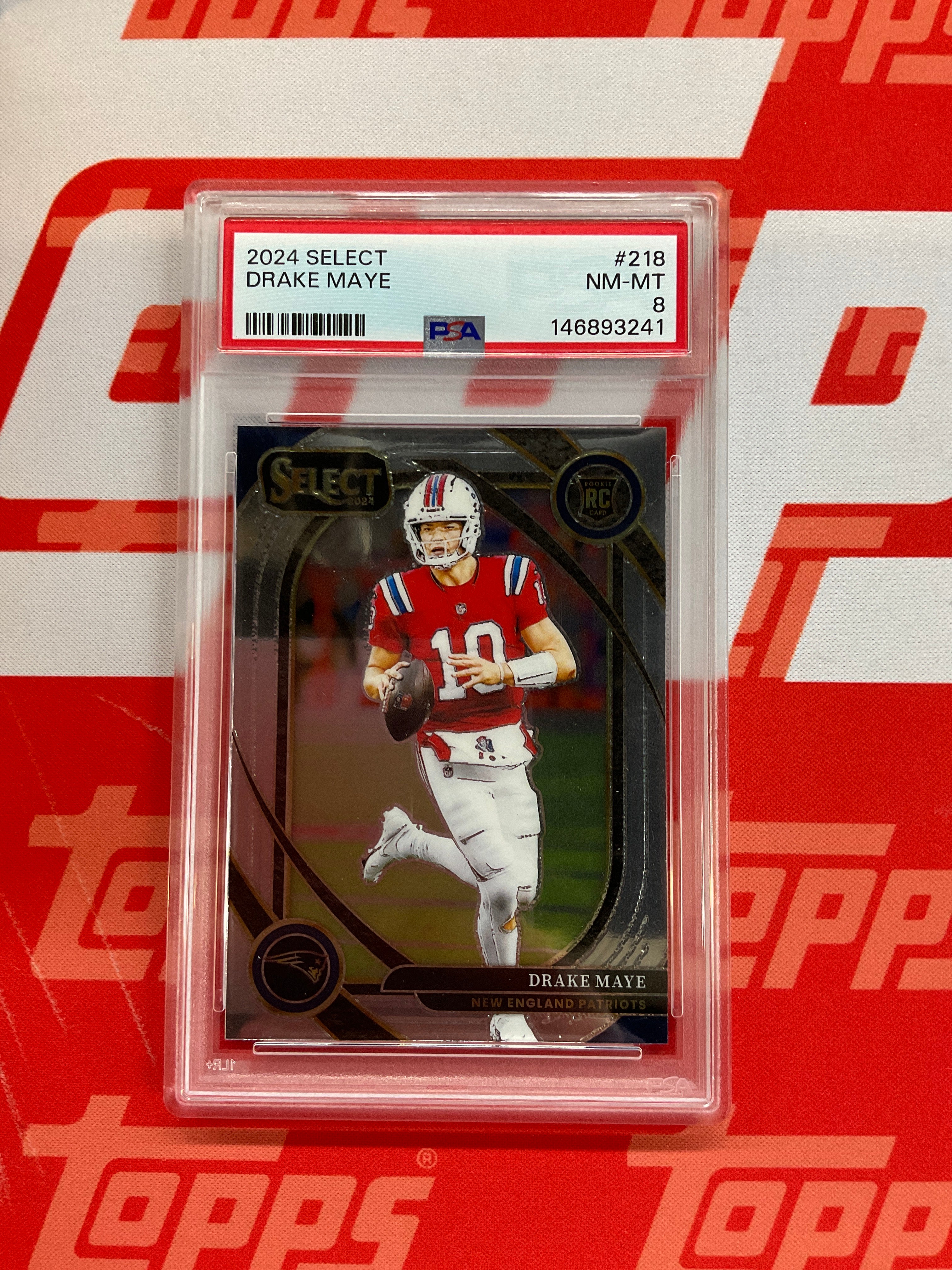 2024 Select Drake Maye Rookie #218 PSA 8