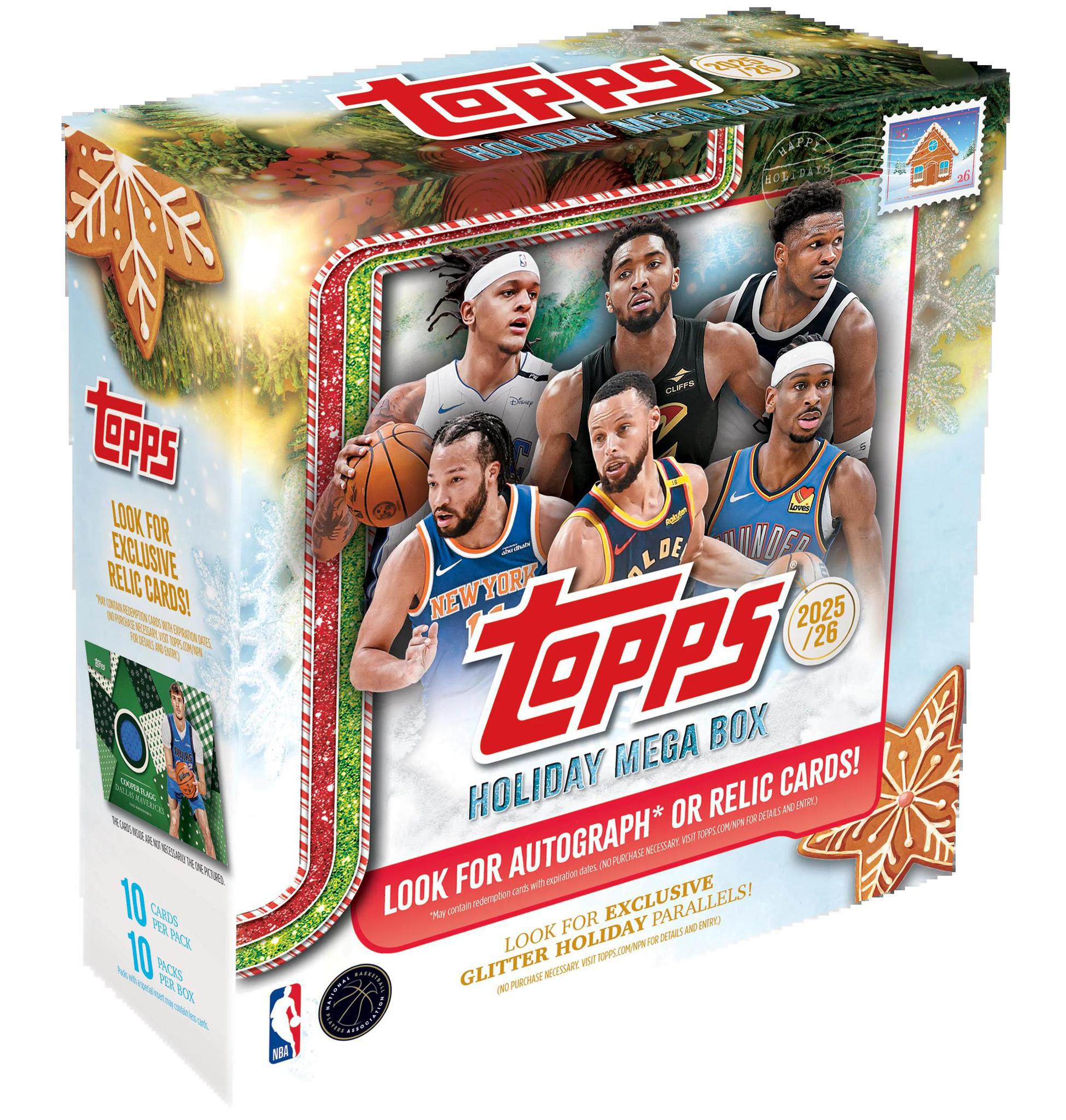 2025/26 Topps Holiday Basketball - Mega Box