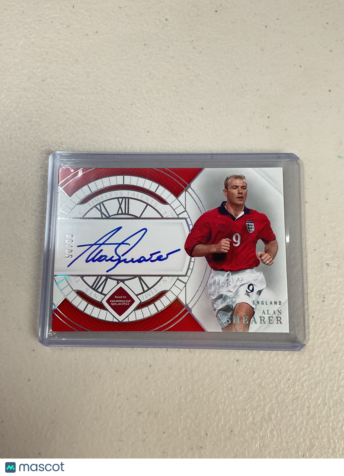 2022 National Treasures Alan Shearer Timeless Talents Auto /99