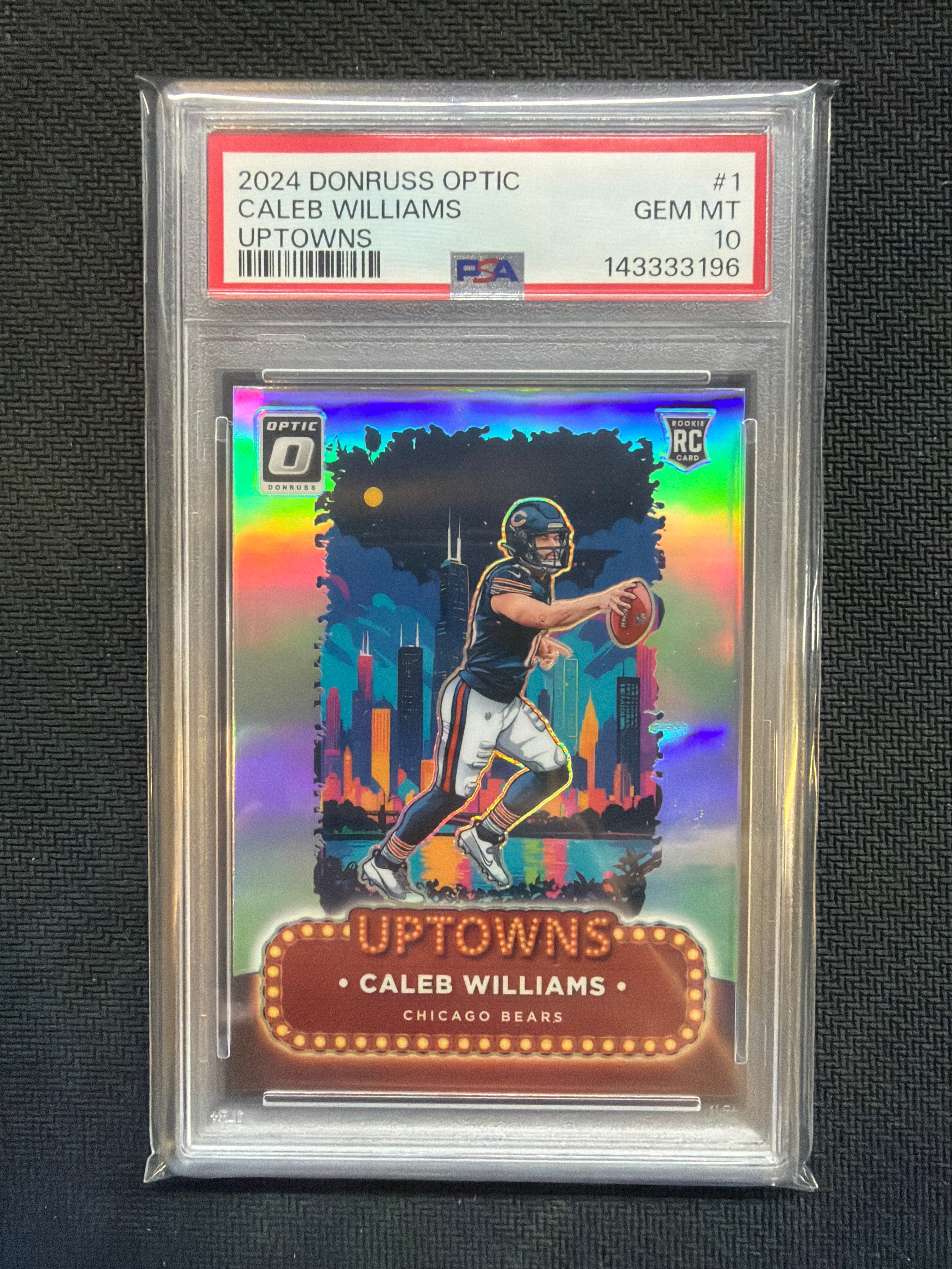 2024 Donruss Optic Caleb Williams Uptown PSA 10