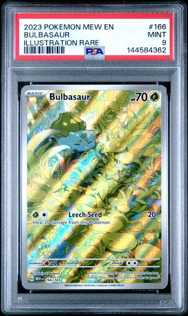 2023 Pokemon 151 Bulbasaur 166 PSA 9