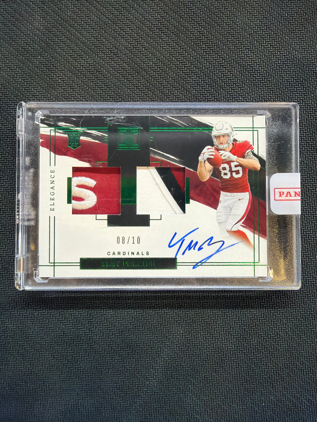 2022 Impeccable Trey McBride Rookie Patch Auto /10 Green Cardinals