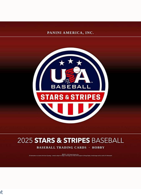 2025 USA STARS & STRIPES BASEBALL HOBBY BOX