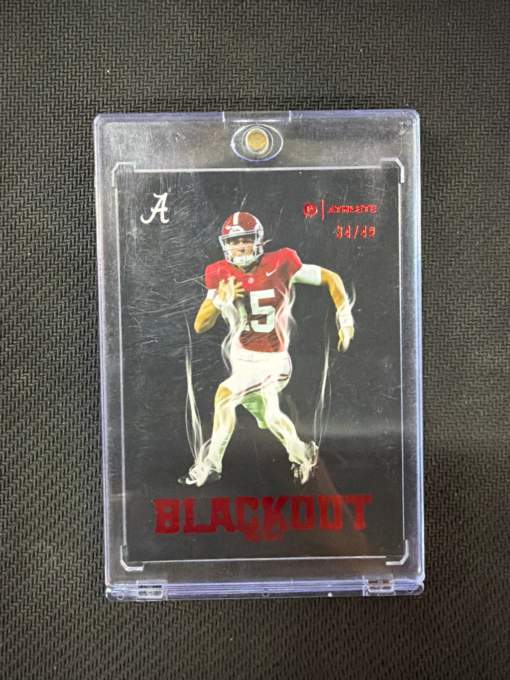 2025 Onit Ty Simpson Red Blackout /49 Rookie Alabama