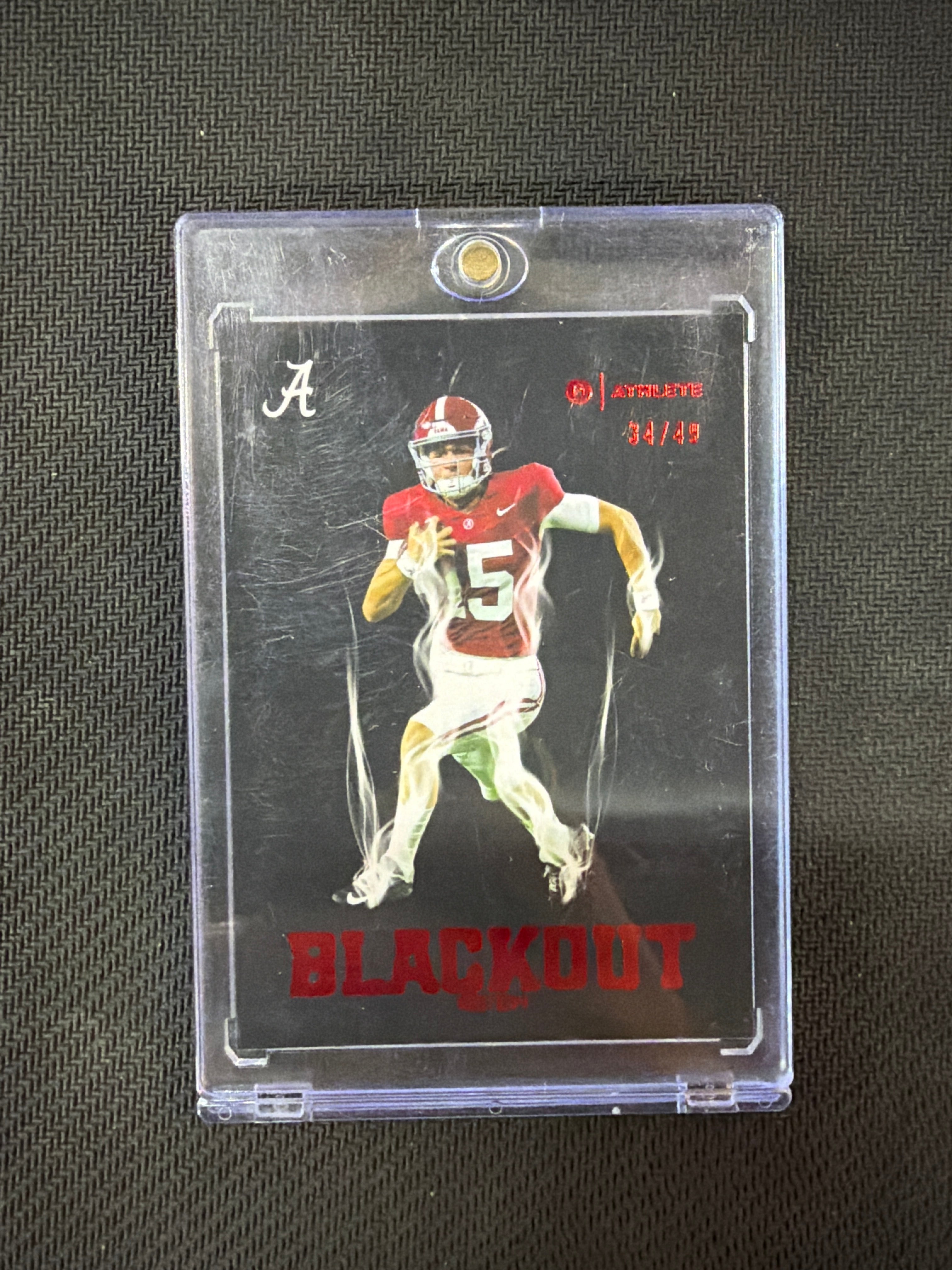 2025 Onit Ty Simpson Red Blackout /49 Rookie Alabama