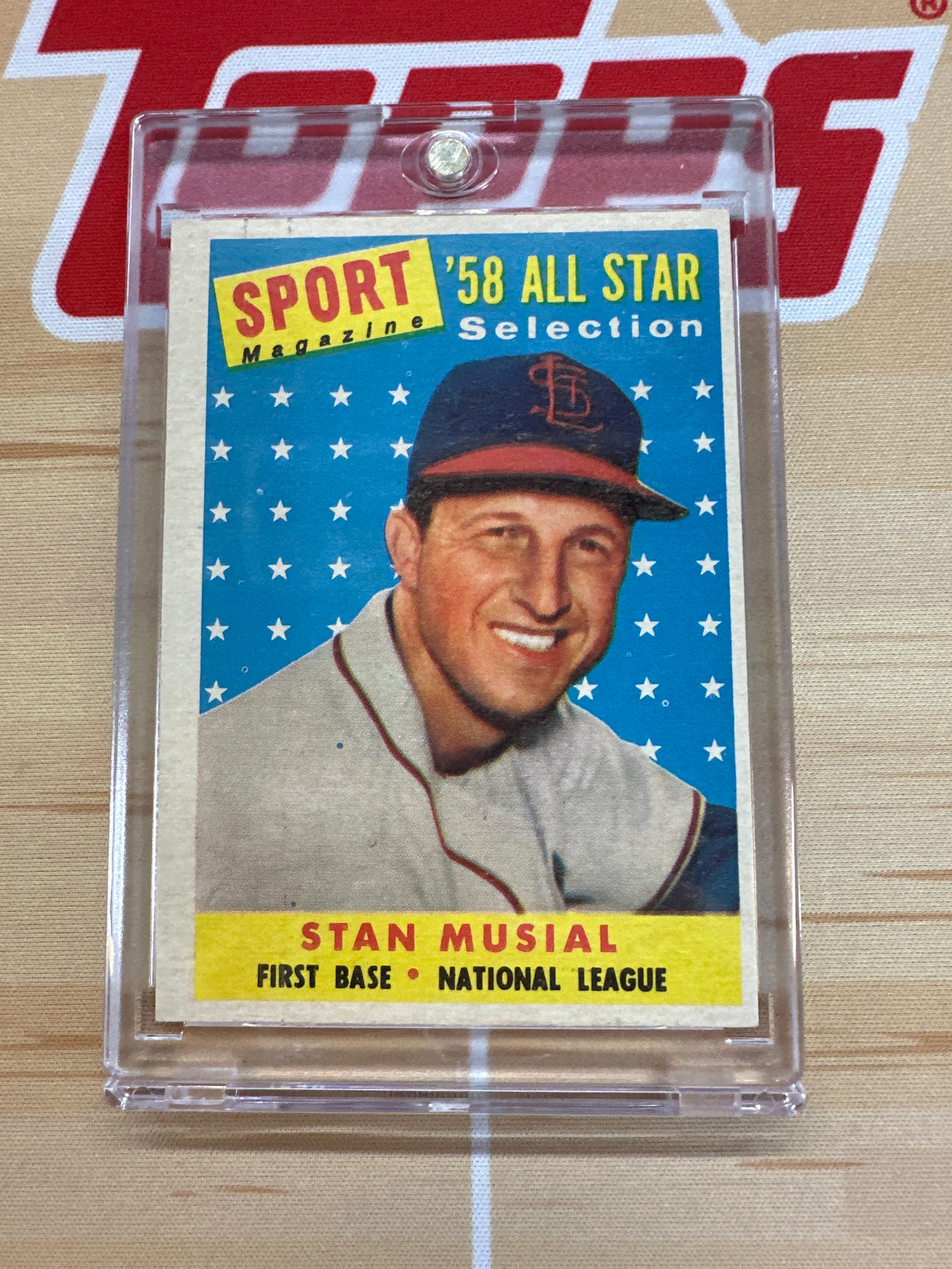 1958 Topps Stan Musial #476 Sport Magazine