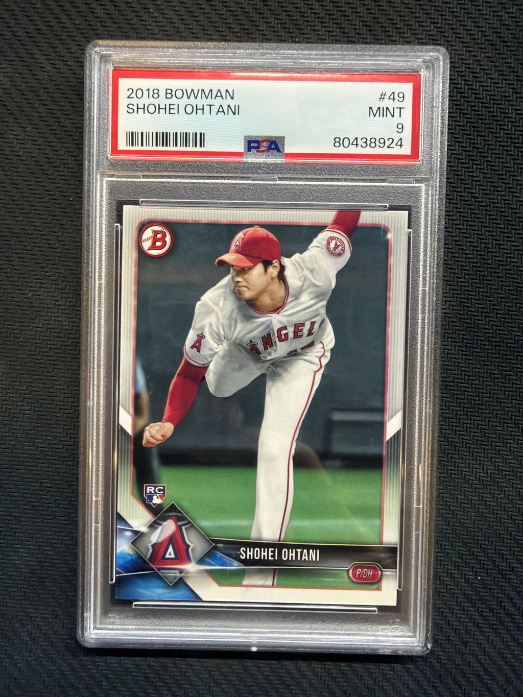 2018 Bowman Shohei Ohtani Rookie PSA 9 Angels