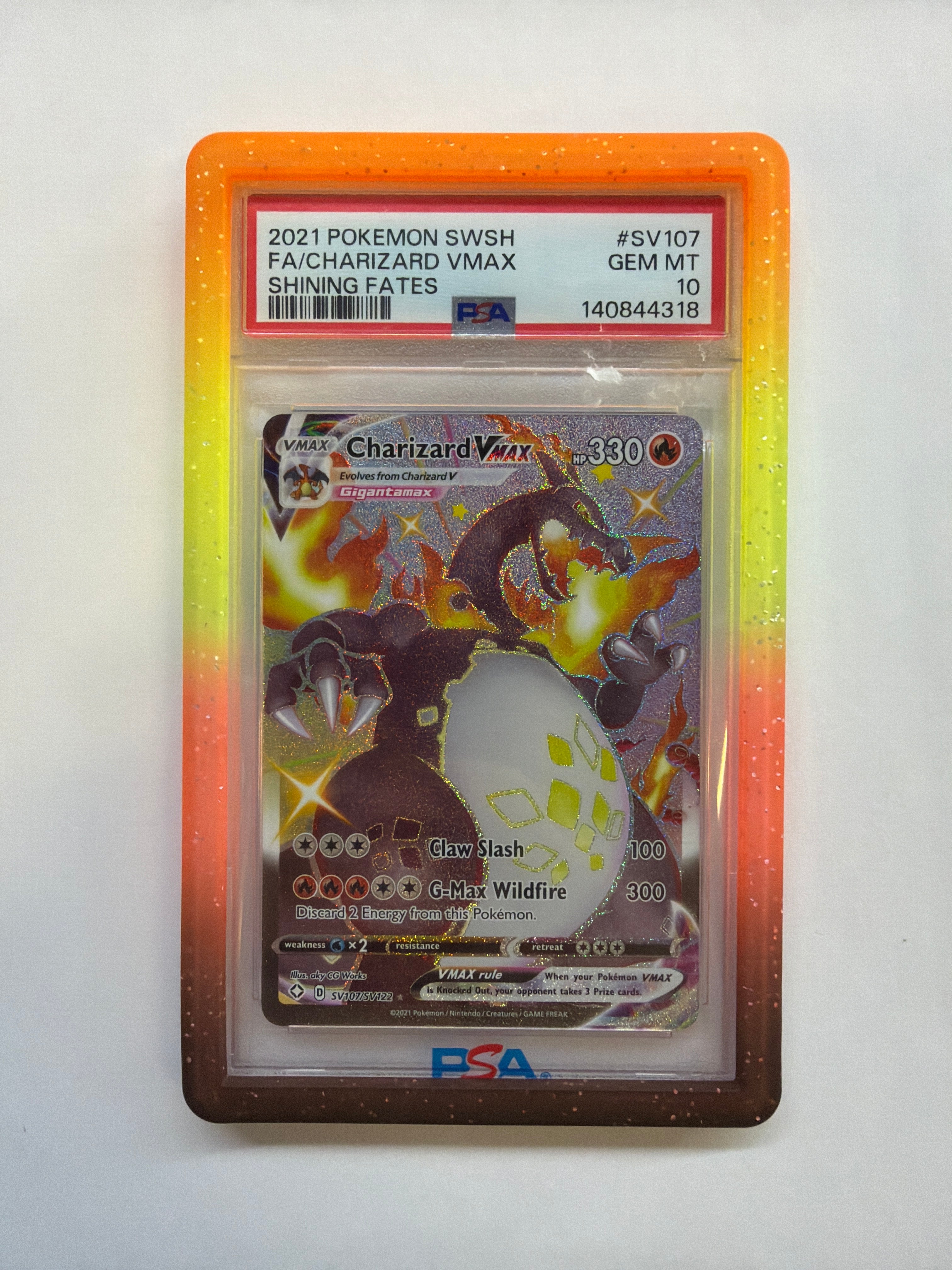 2021 Charizard Vmax SV107 PSA 10
