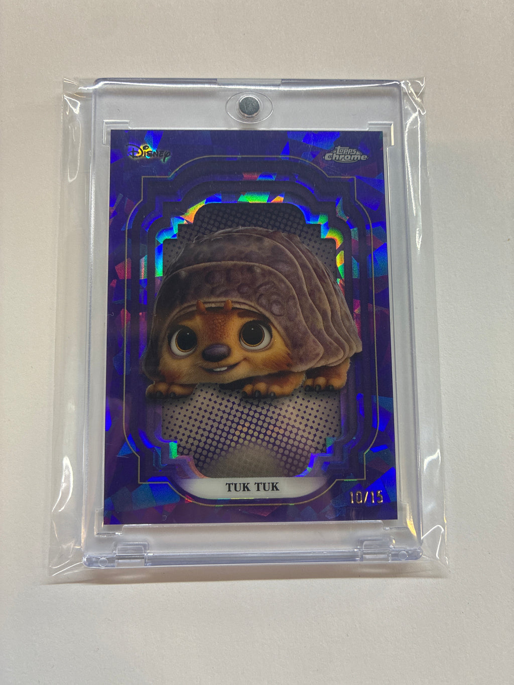 2024 Topps Chrome Disney Sapphire Tuk Tuk Purple /15