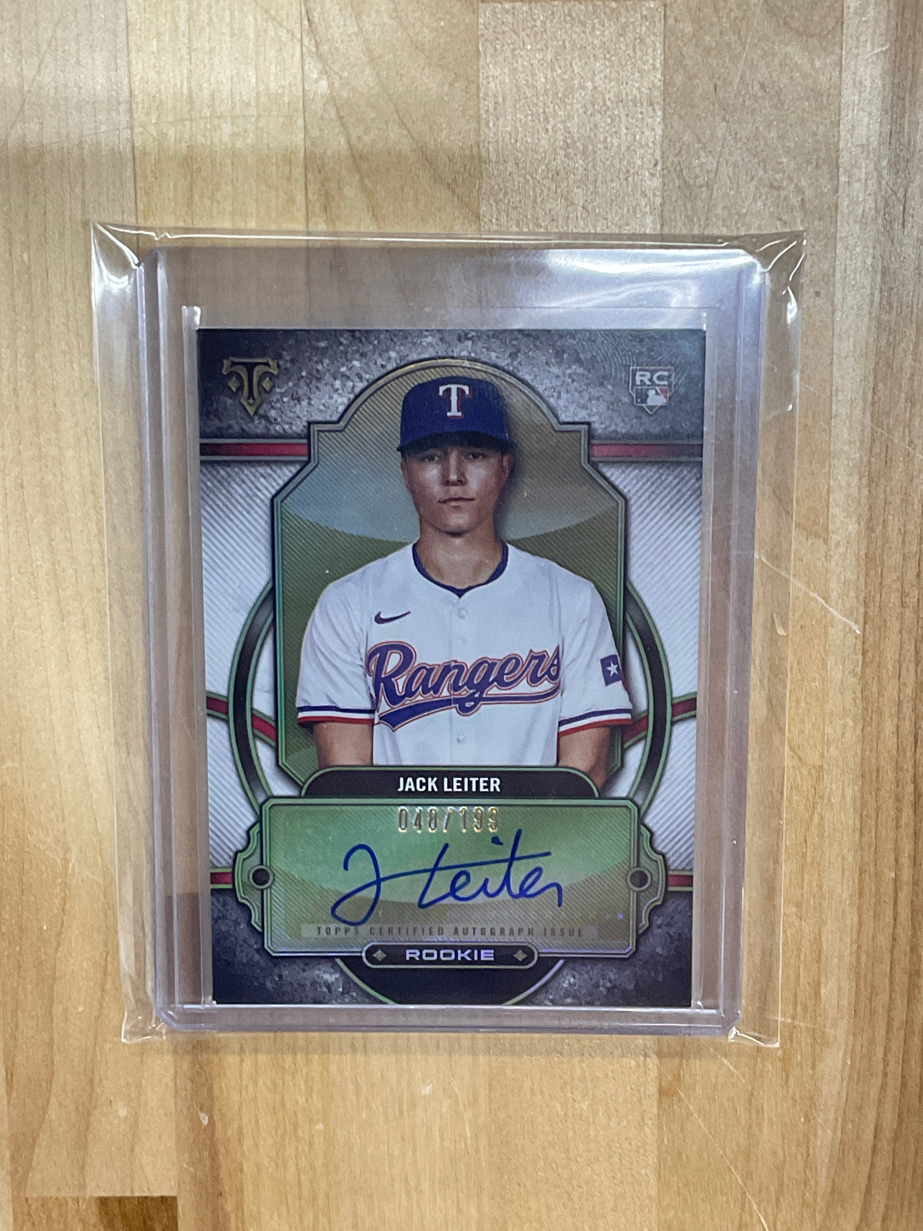 2024 Topps Triple Threads Jack Leiter Auto /199