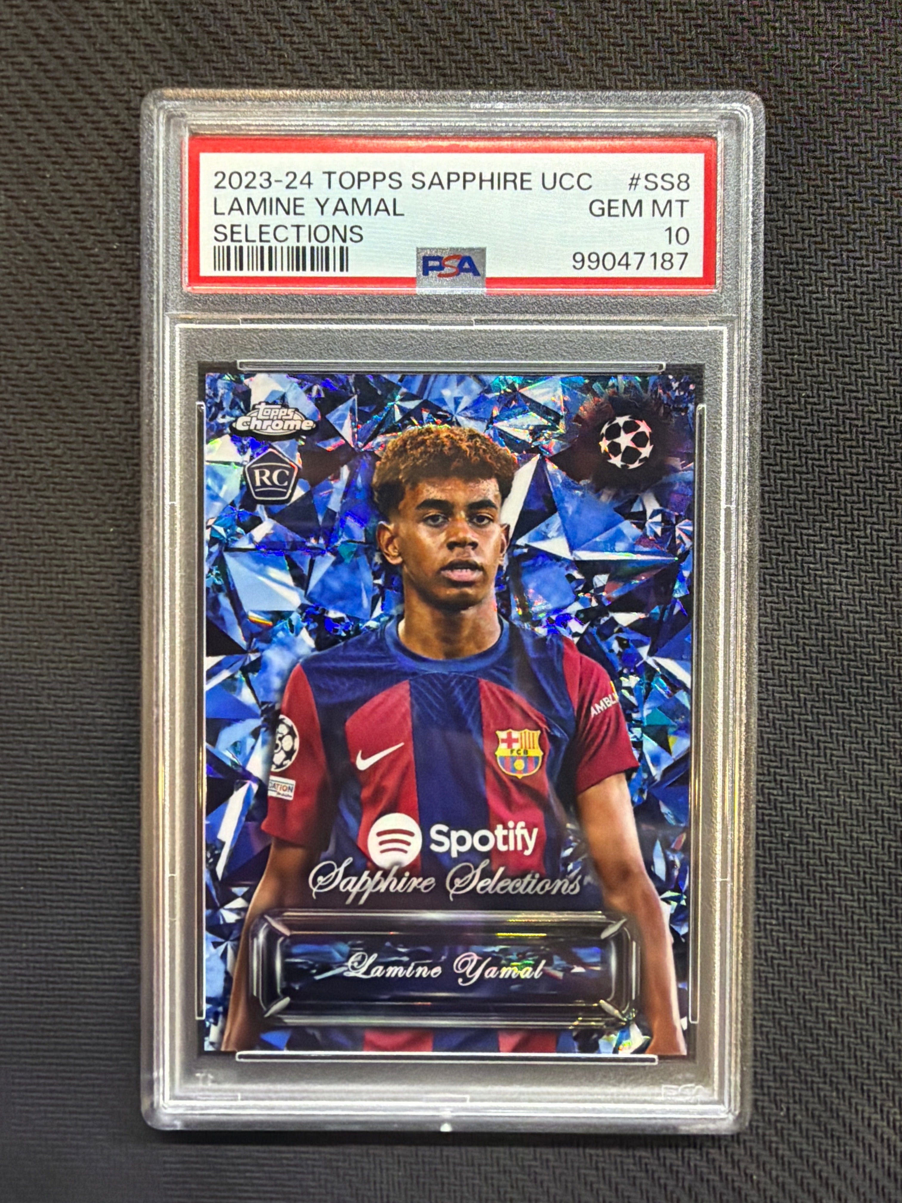 graded soccer cards Card Mystery Pack | PSA Graded Soccer Card | Grade 8+ Guaranteed | Contains One Graded Vintage, Rookie, Legend or Current Star Graded 10 Lamine Yamal EUFA