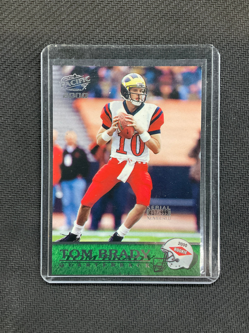 2000 Pacific Tom Brady Rookie /999 Patriots