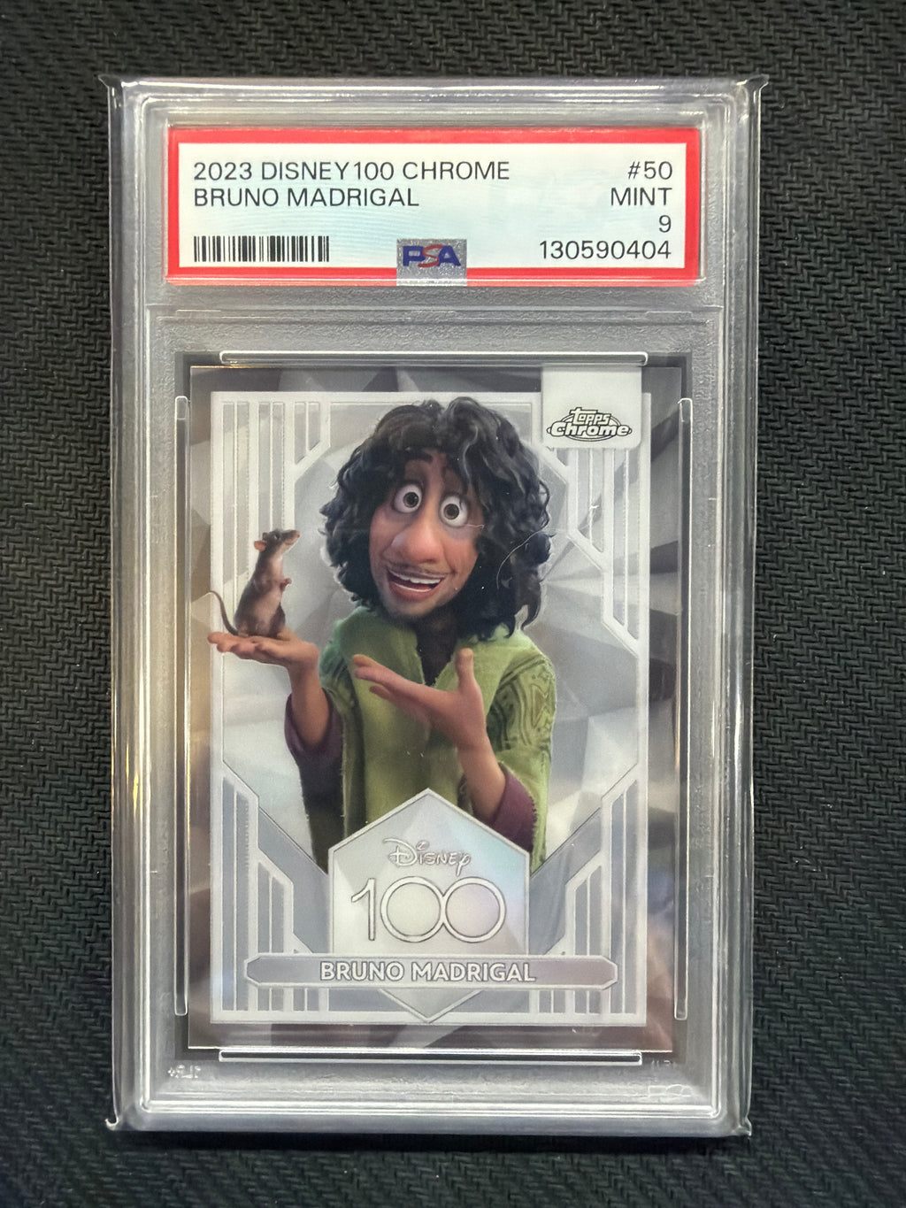 2023 Topps Chrome Disney 100 Bruno Madrigal #50 PSA 9 404