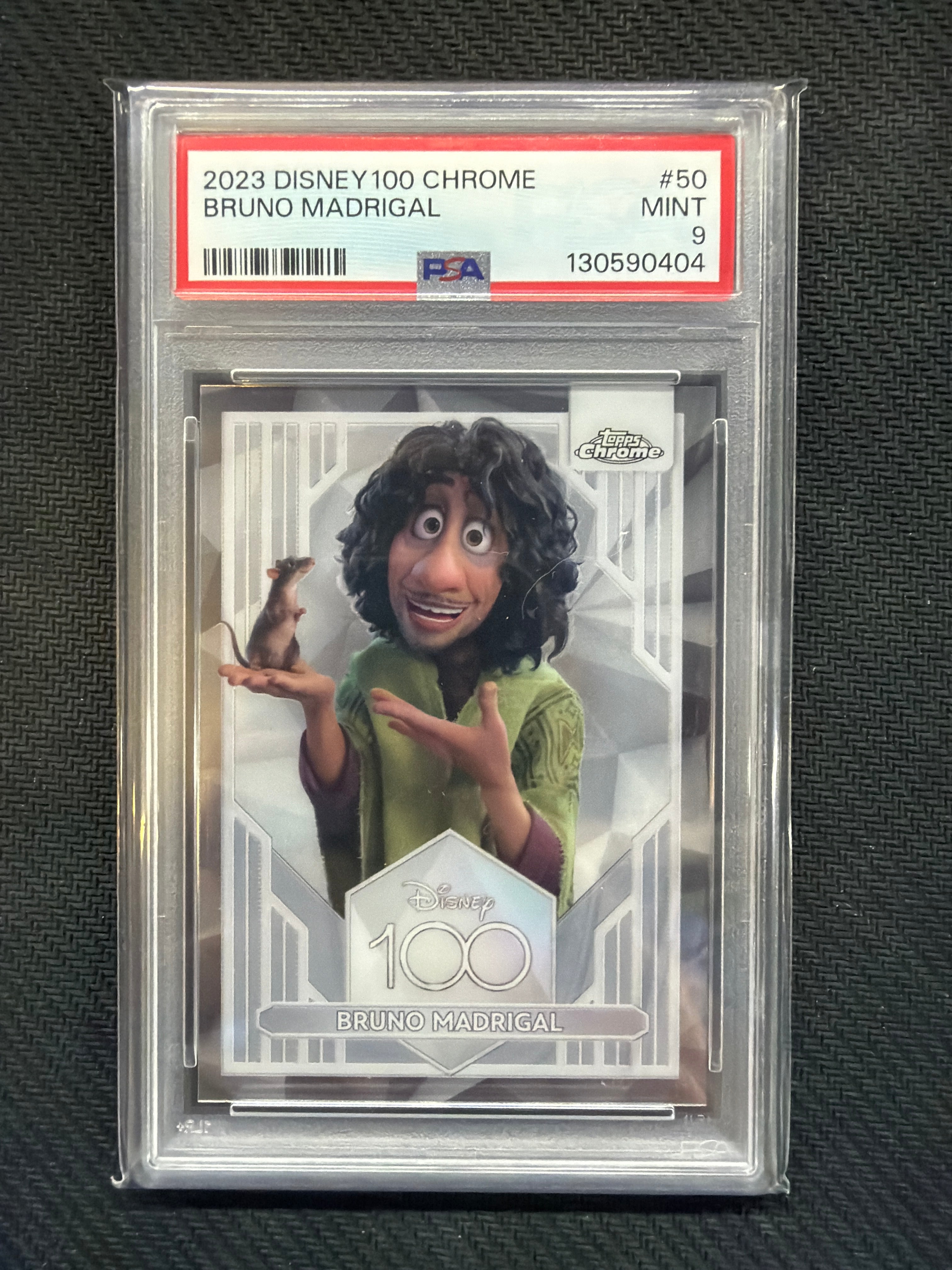 2023 Topps Chrome Disney 100 Bruno Madrigal #50 PSA 9 404