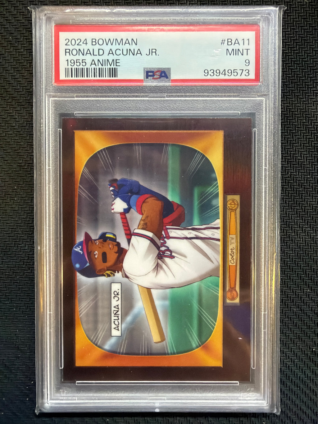 2024 Bowman Chrome Ronald Acuna Jr 1955 Anime #BA11 PSA 9 Braves