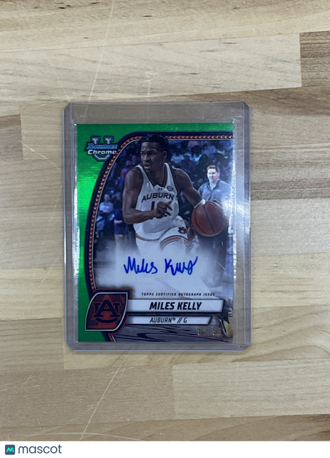 2024-25 Bowman Miles Kelly Green Auto /99 Auburn