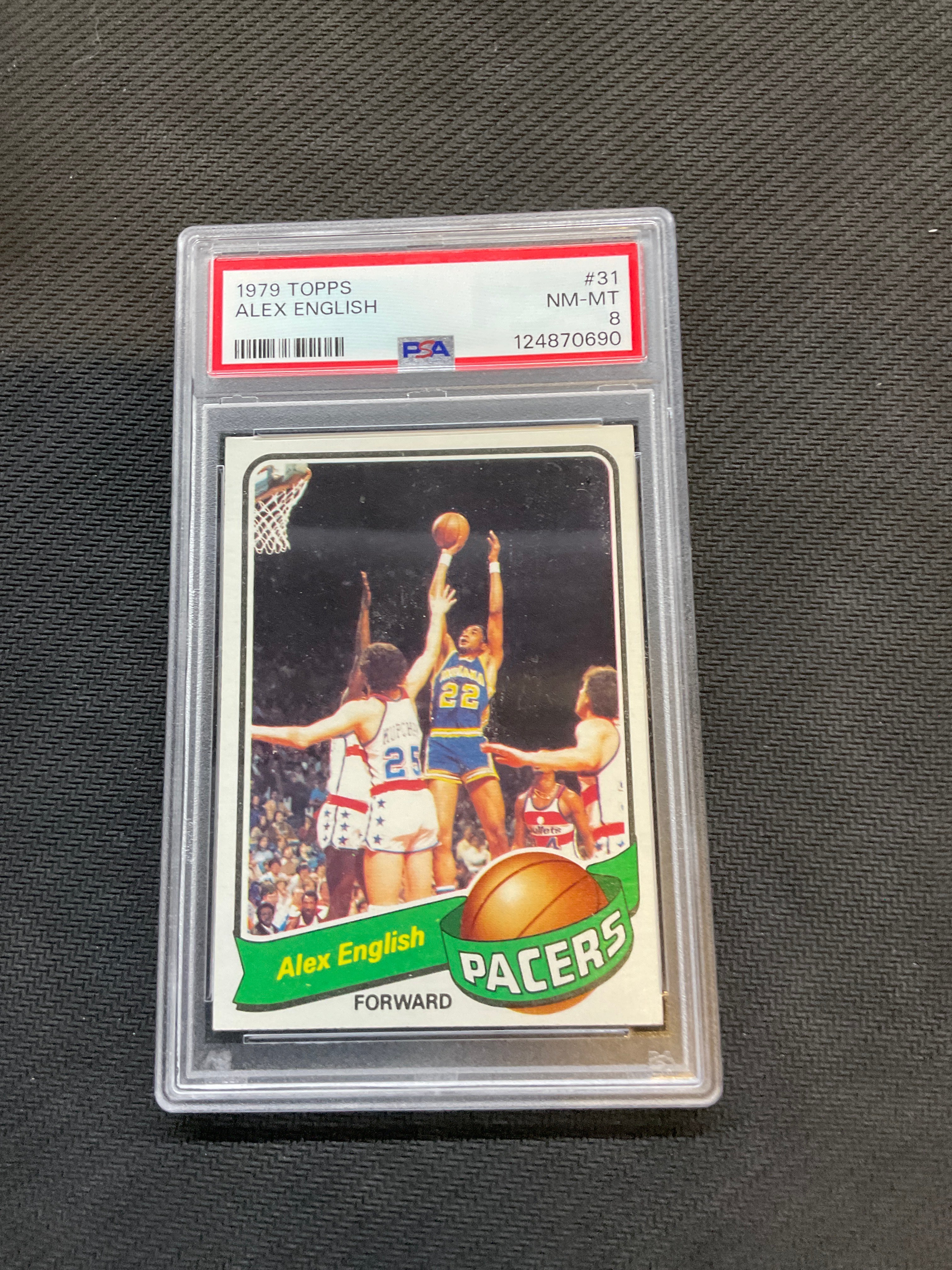 1979 Topps Alex English #31 PSA 8