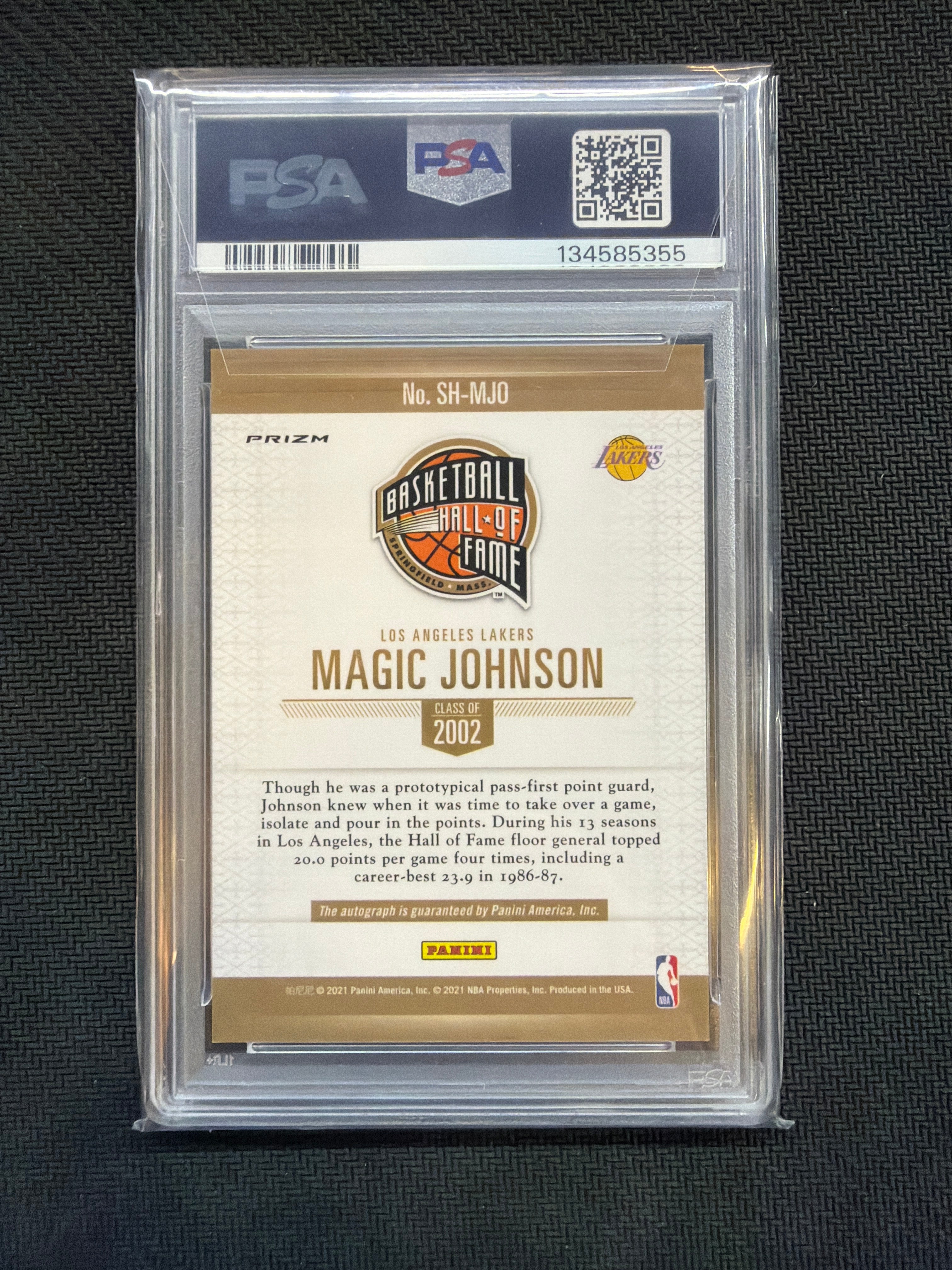 2020 Impeccable Magic Johnson Spectra HOF Auto PSA 10 Lakers