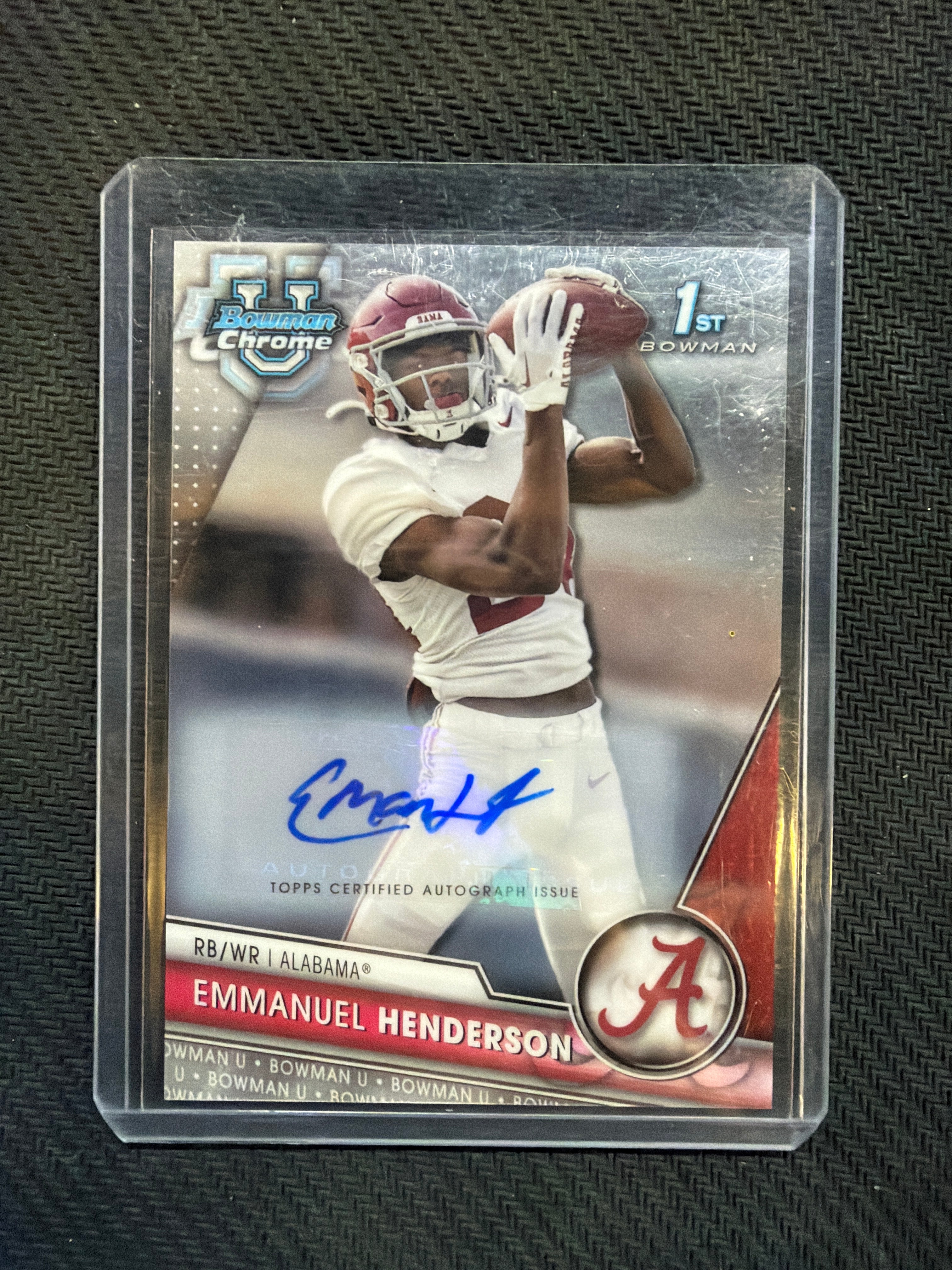 2023 Bowman Chrome U Emmanuel Henderson Auto Alabama
