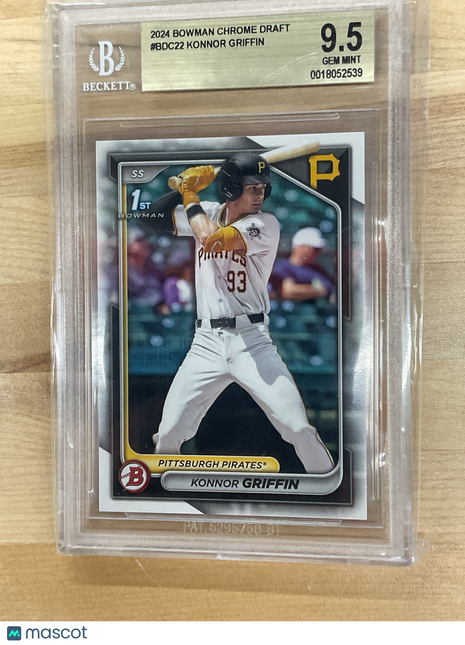 2024 Bowman Draft Konnor Griffin Rookie BGS 9.5 1st