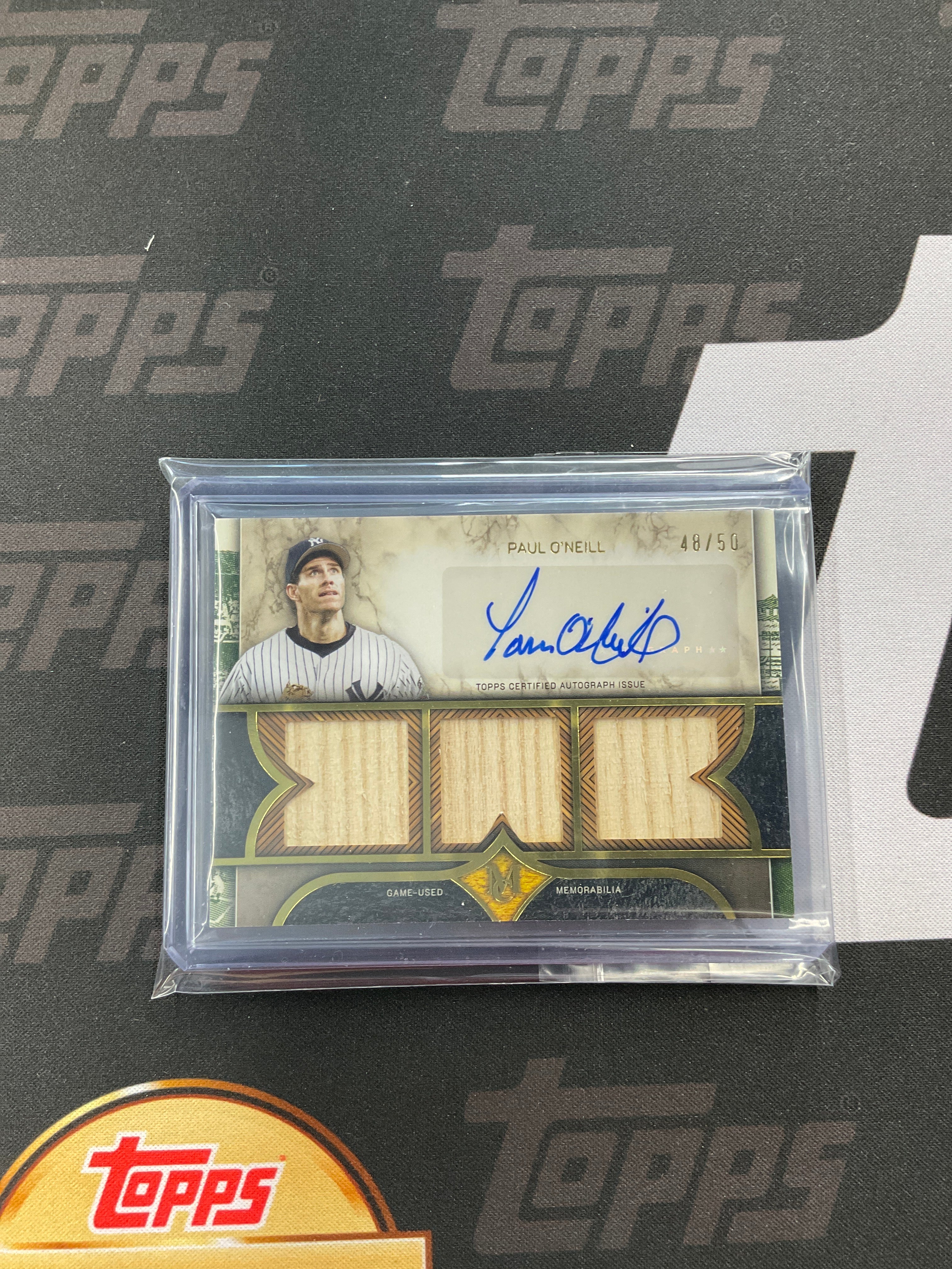 2025 Topps Museum Paul O'Neill Patch Auto /50 Yankees
