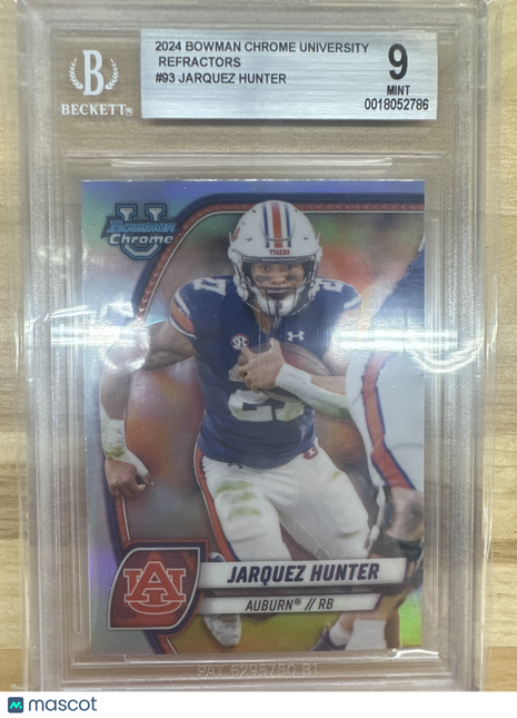 2024 Bowman U Chrome #93 Jarquez Hunter Refractor BGS 9