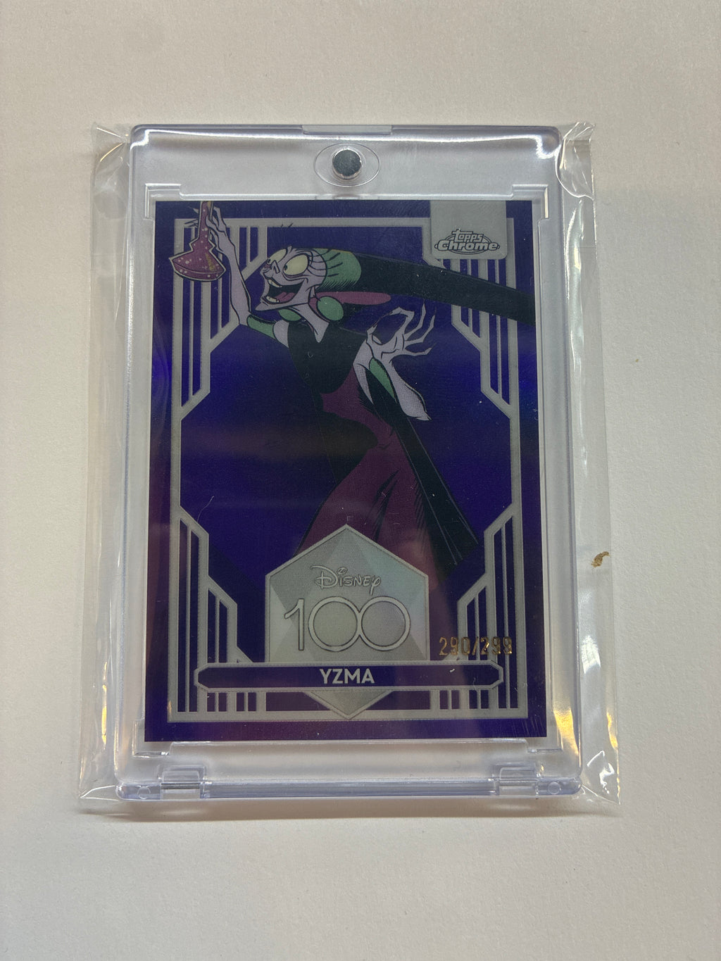 2023 Topps Chrome Disney 100 Yzma Purple Refractor /299