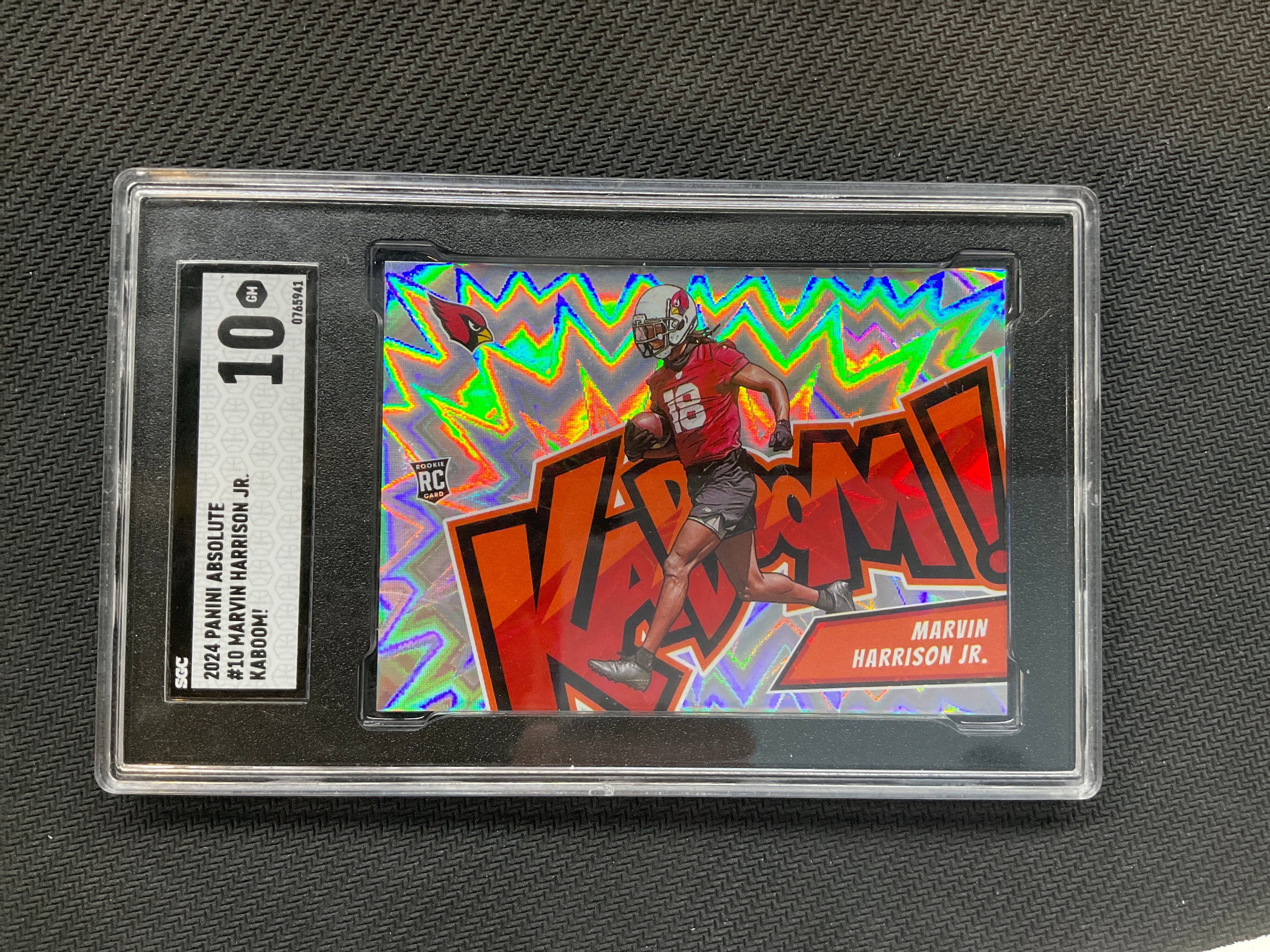 2024 Panini Absolute Marvin Harrison Jr. Kaboom! SGC 10