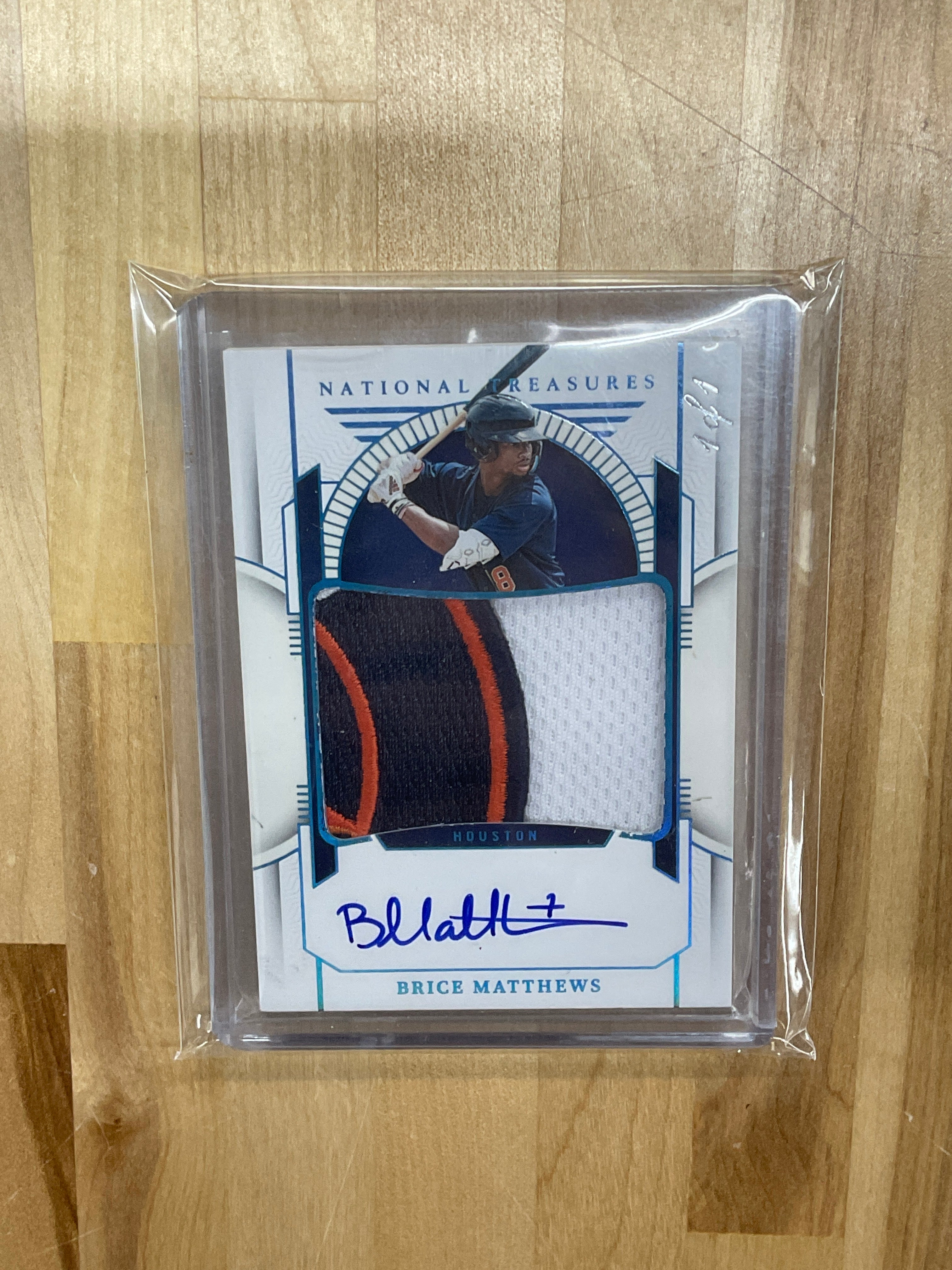 2024 Panini National Treasures Brice Matthews Patch Auto 1/1