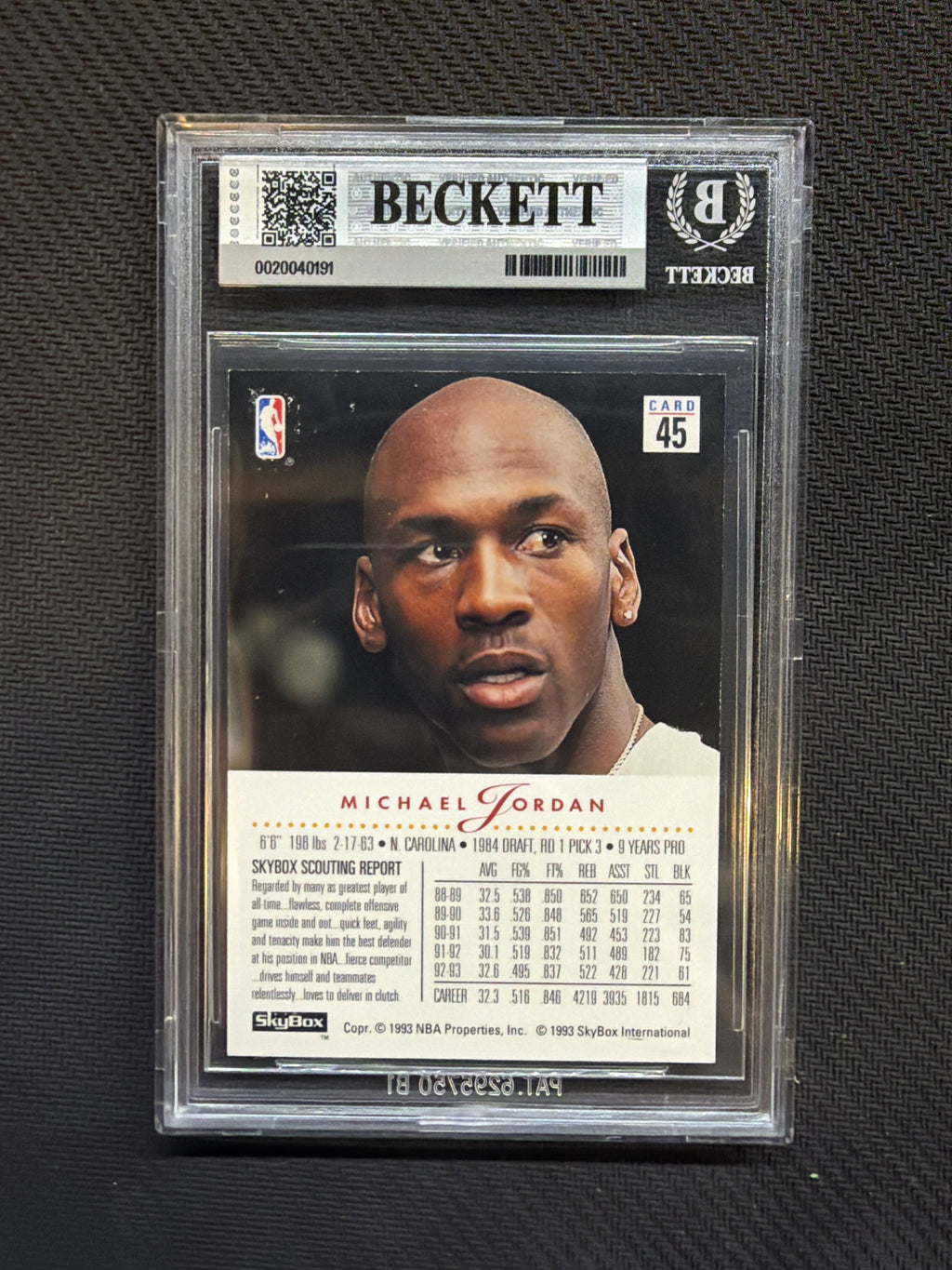 1993-94 Skybox Premium Michael Jordan BGS 6.5 Bulls