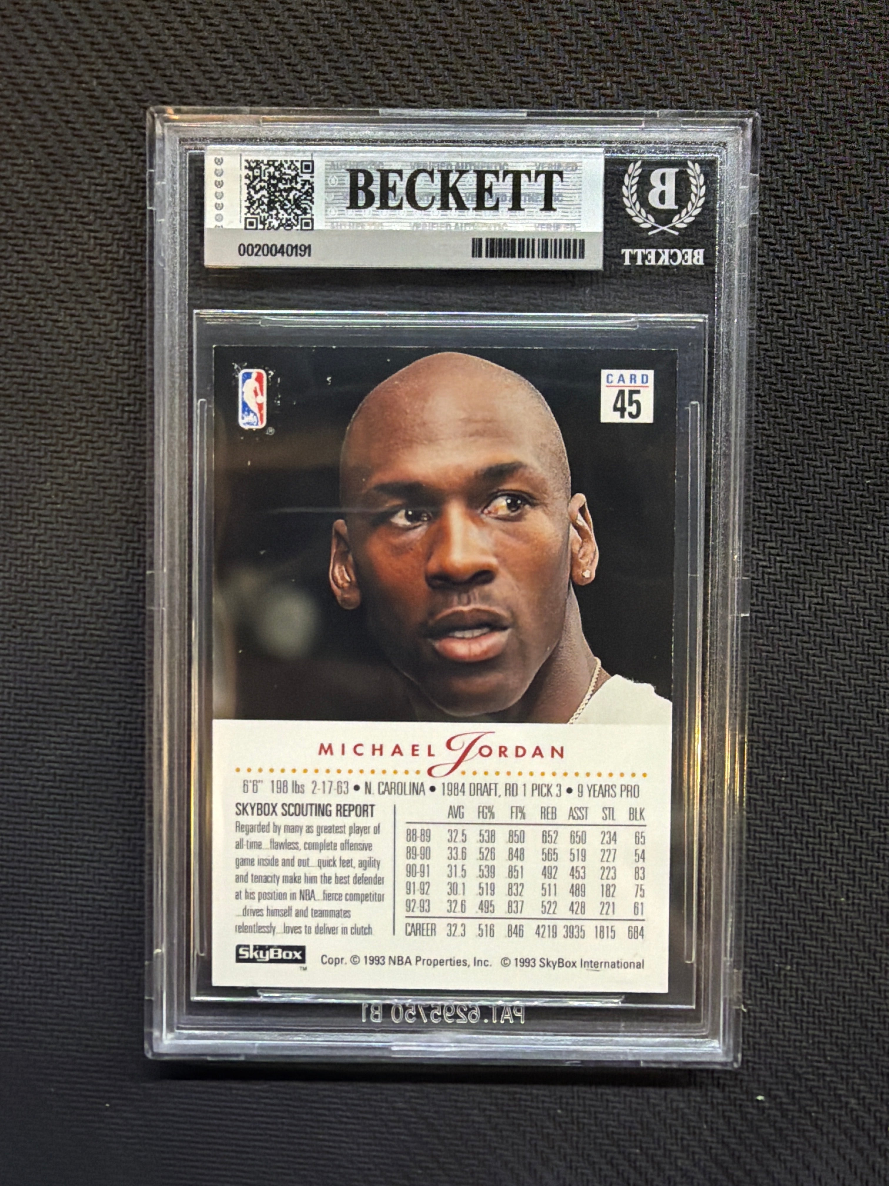 1993-94 Skybox Premium Michael Jordan BGS 6.5 Bulls