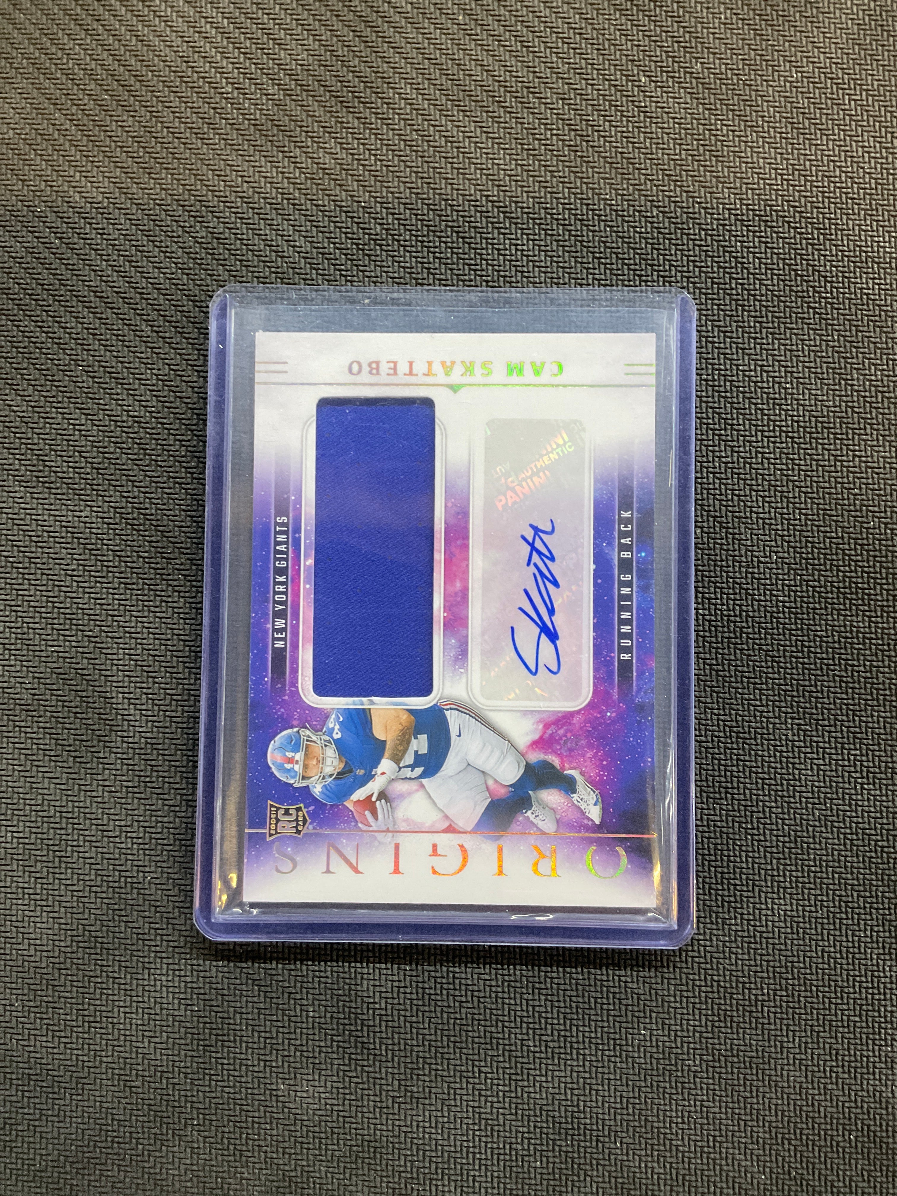 2025 Panini Origins Cam Skattebo Rookie Auto Giants
