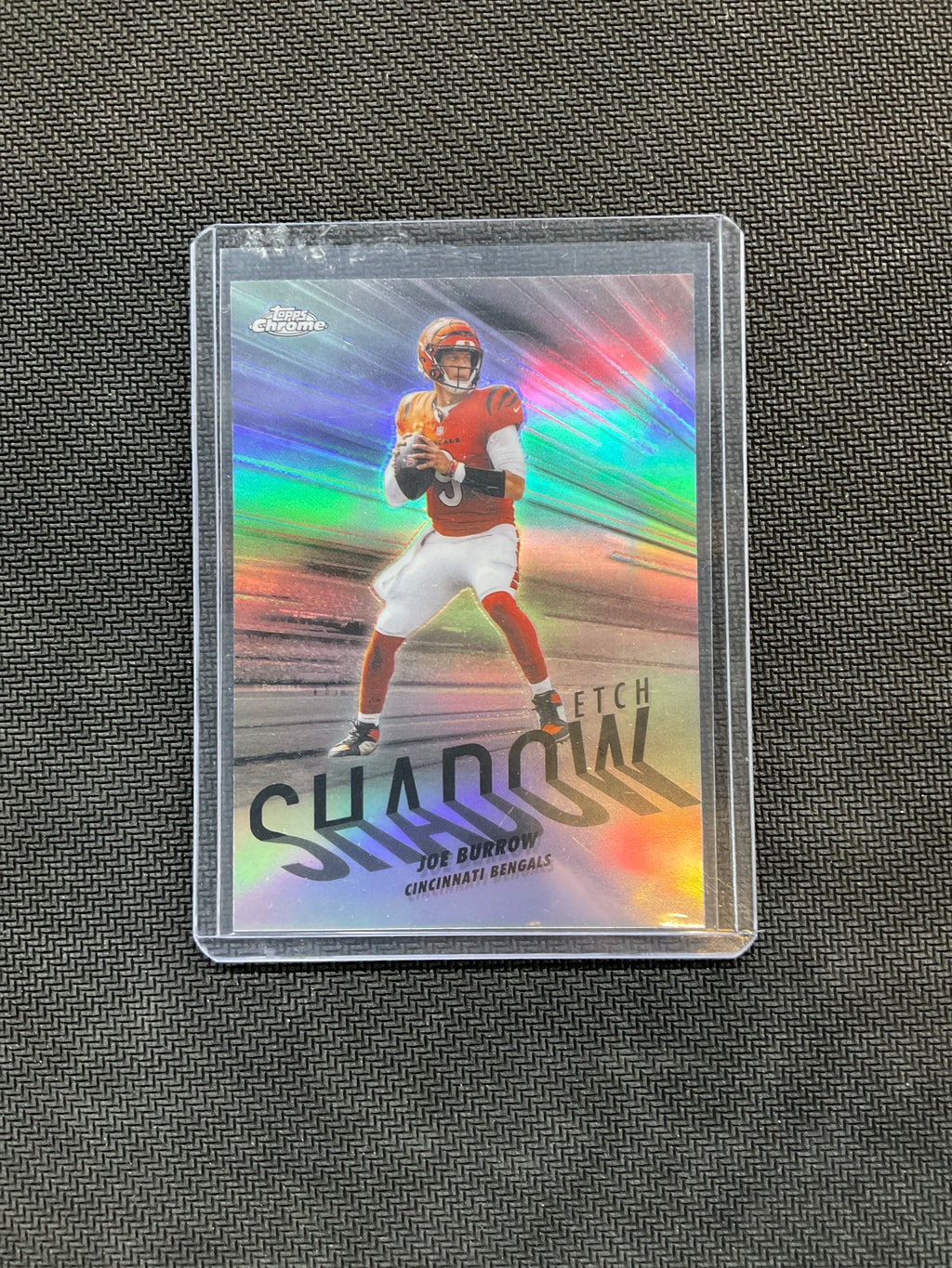 2025 Topps Chrome Joe Burrow Shadow Etch Bengals Case Hit