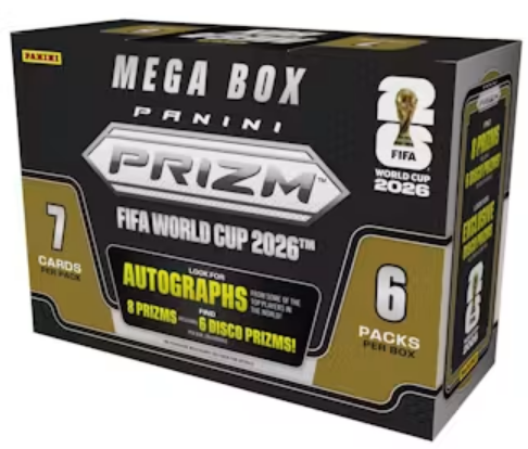 2026 Panini Prizm World Cup Soccer Hobby Mega Box