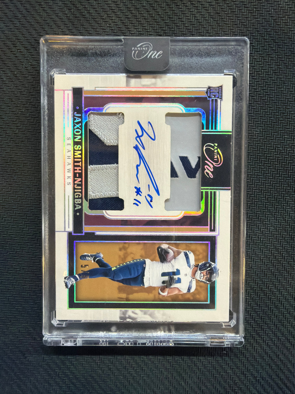 2023 One Jaxon Smith-Njigba Rookie Patch Auto /5 Seahawks