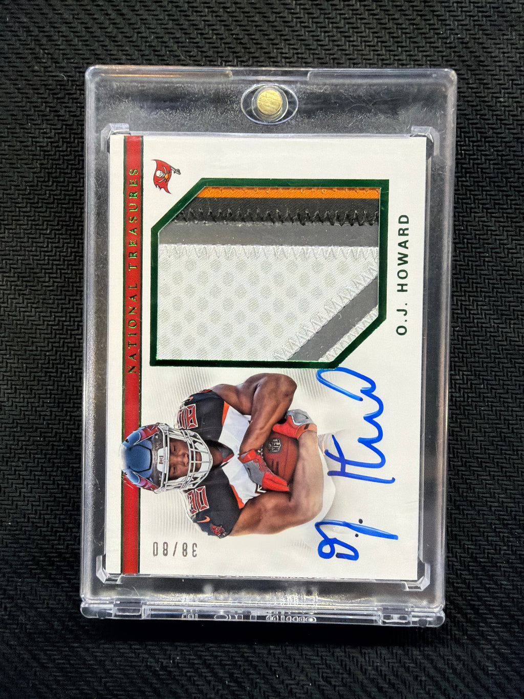 2017 Panini National Treasures O.J. Howard Patch Auto /80