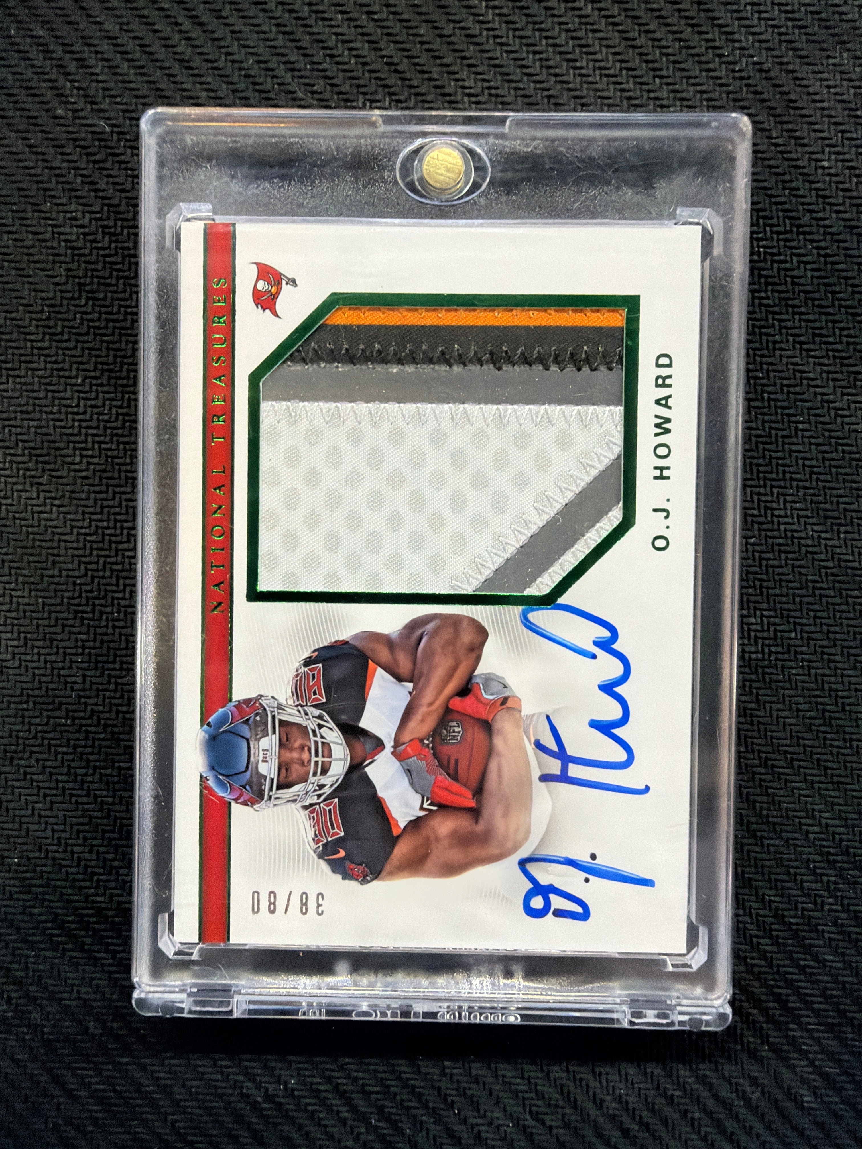 2017 Panini National Treasures O.J. Howard Patch Auto /80