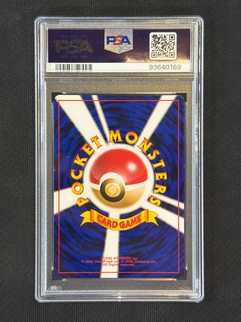 1999 Japanese Raichu 3 PSA 9